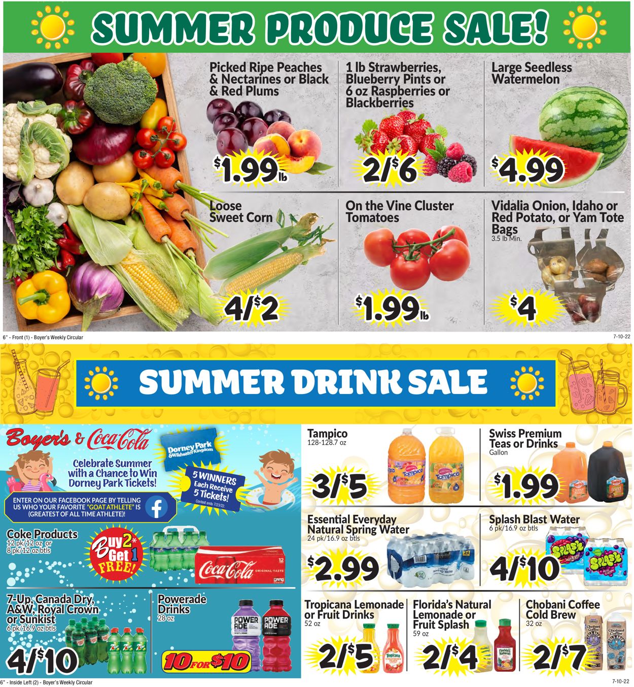 Boyer's Food Markets Weekly Ad Circular - valid 07/10-07/16/2022