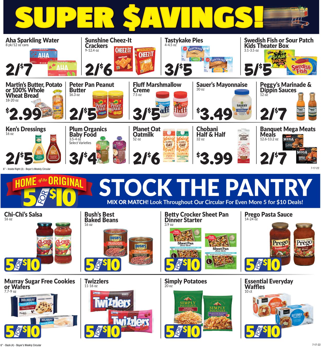 Boyer's Food Markets Weekly Ad Circular - valid 07/17-07/23/2022 (Page 2)