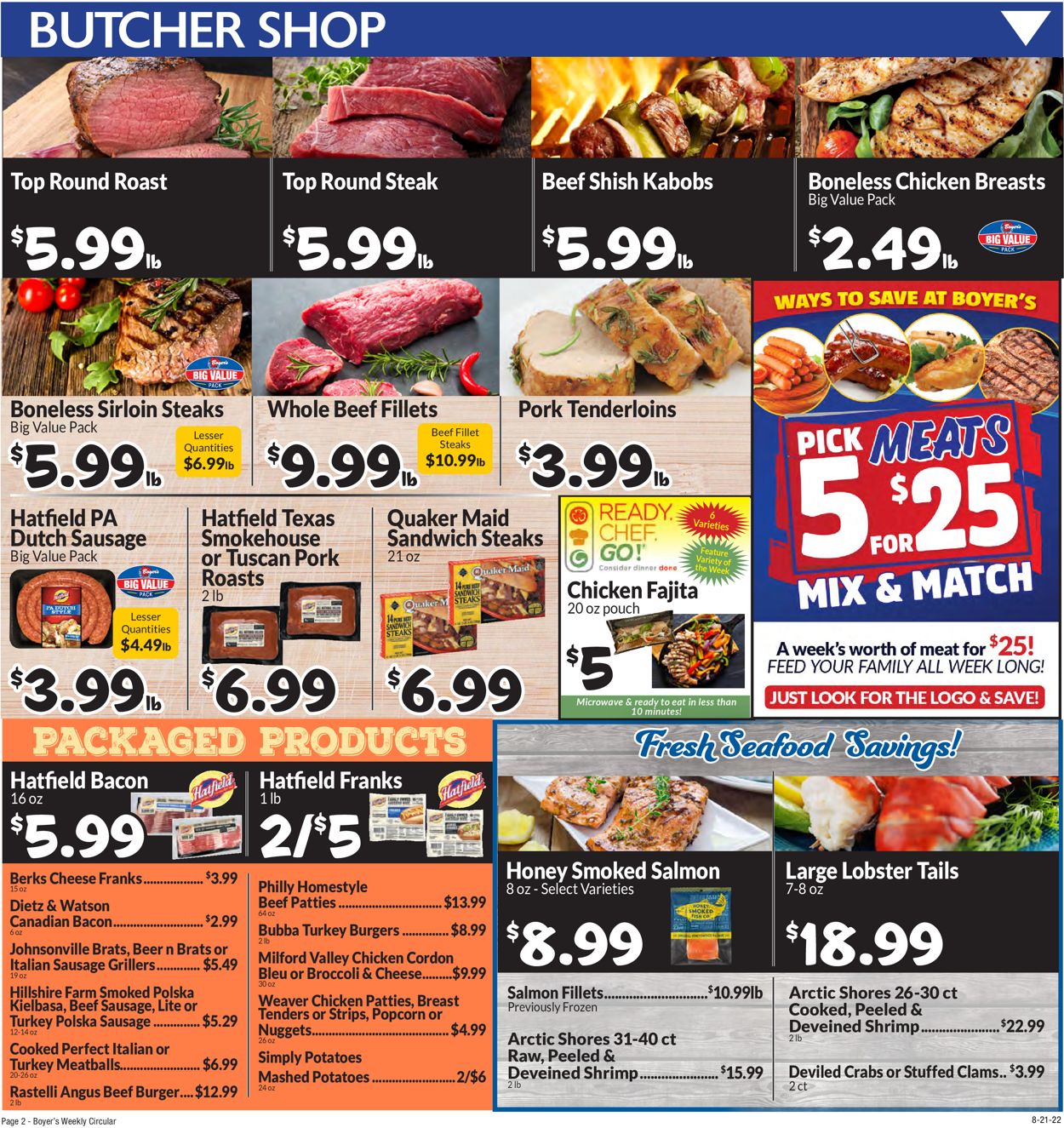 Boyer's Food Markets Weekly Ad Circular - valid 08/21-08/27/2022 (Page 4)