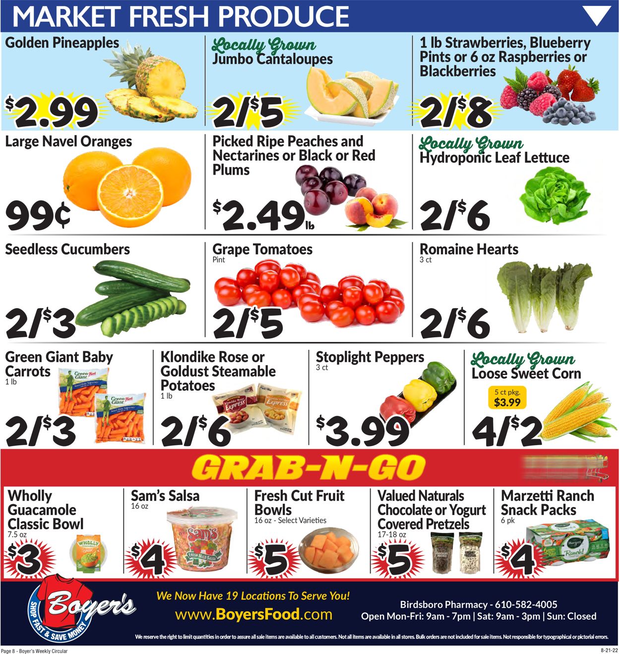 Boyer's Food Markets Weekly Ad Circular - valid 08/21-08/27/2022 (Page 11)