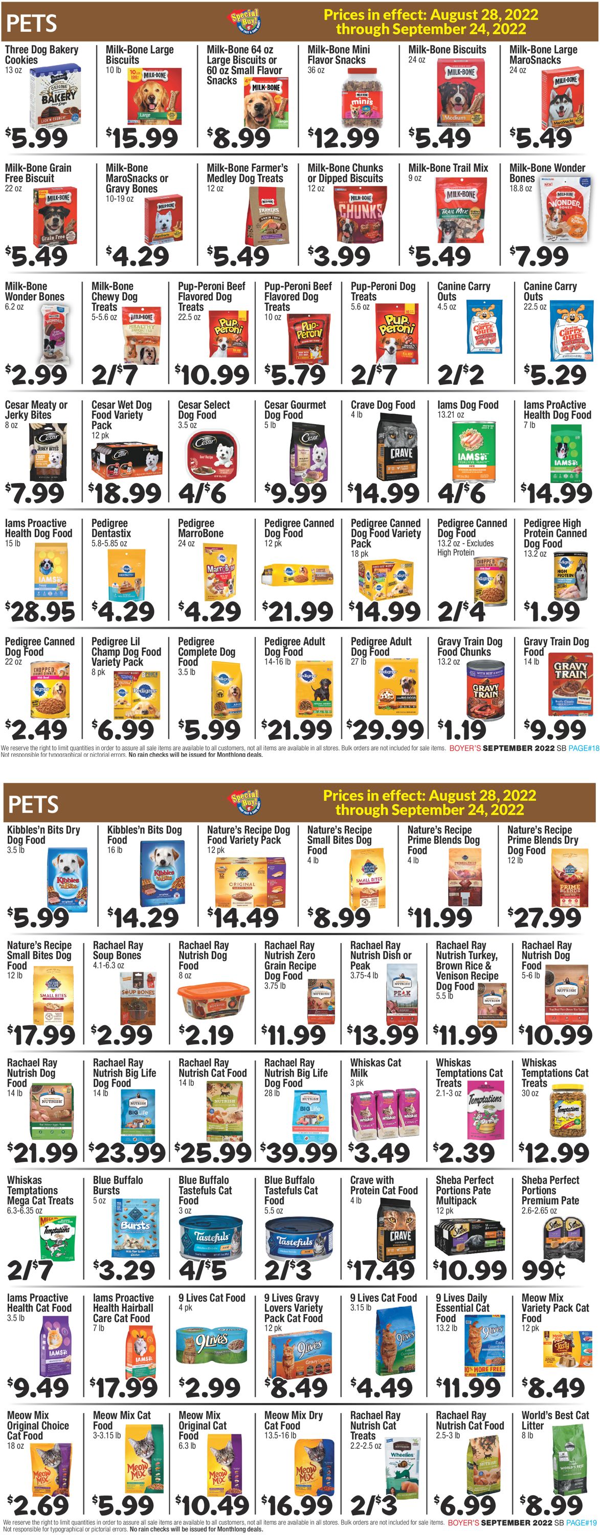 Boyer's Food Markets Weekly Ad Circular - valid 08/28-09/24/2022 (Page 10)