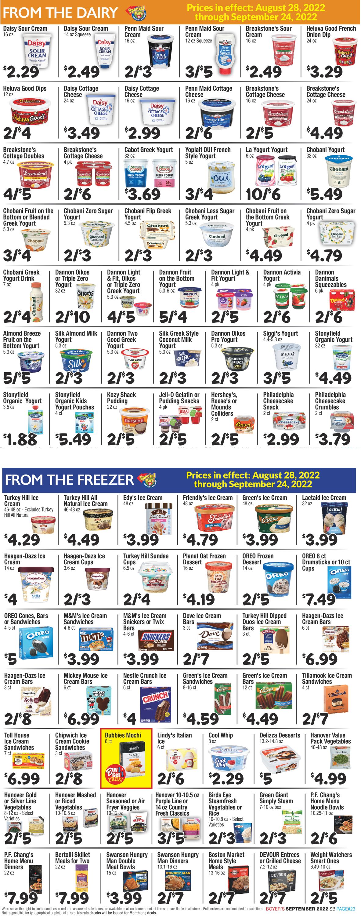 Boyer's Food Markets Weekly Ad Circular - valid 08/28-09/24/2022 (Page 12)
