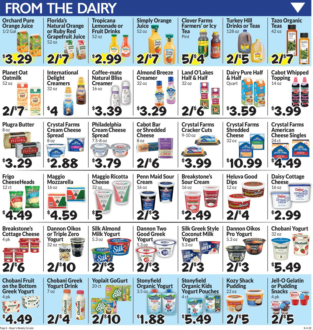 Boyer's Food Markets Weekly Ad Circular - valid 09/04-09/10/2022 (Page 9)