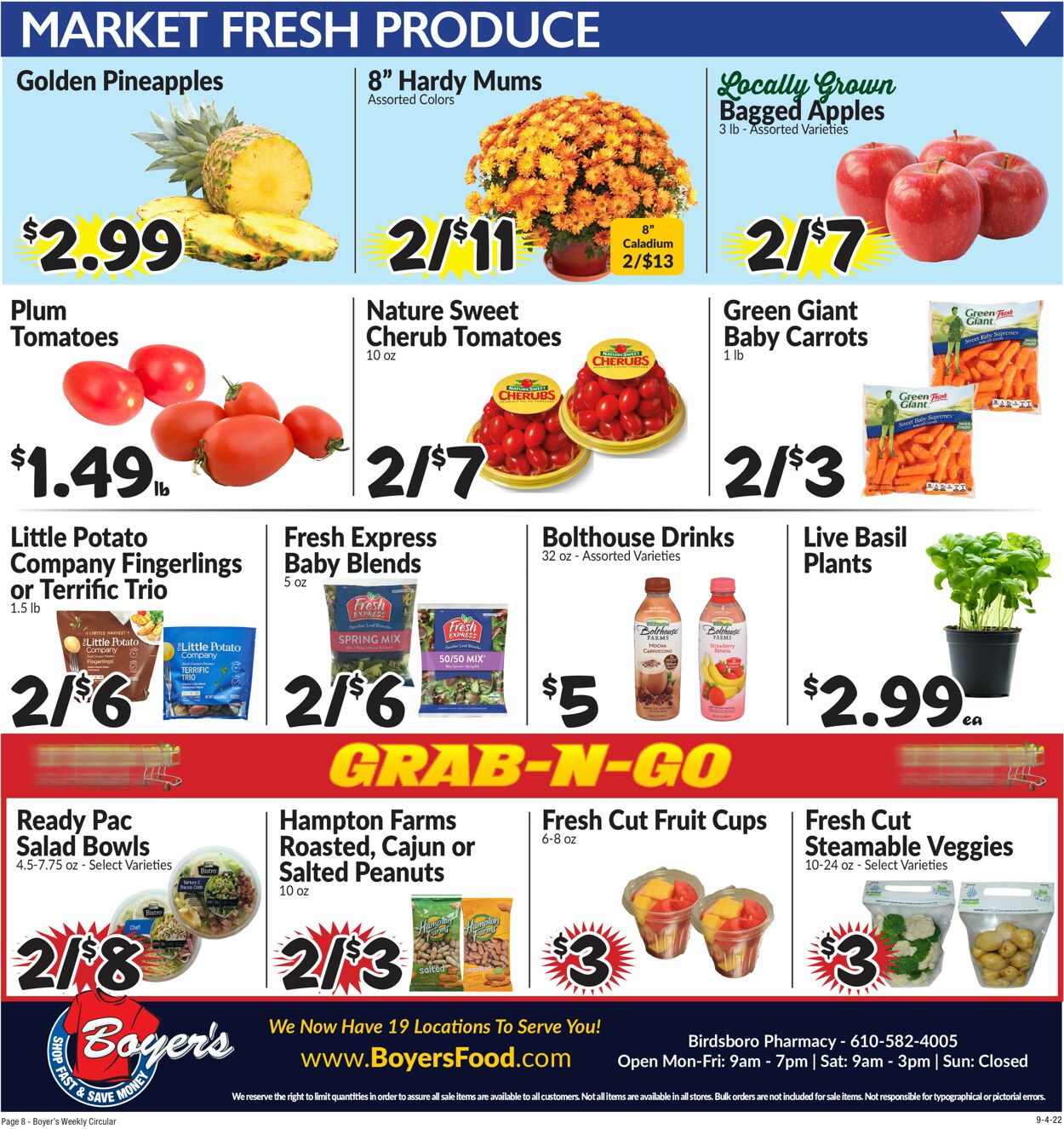 Boyer's Food Markets Weekly Ad Circular - valid 09/04-09/10/2022 (Page 11)