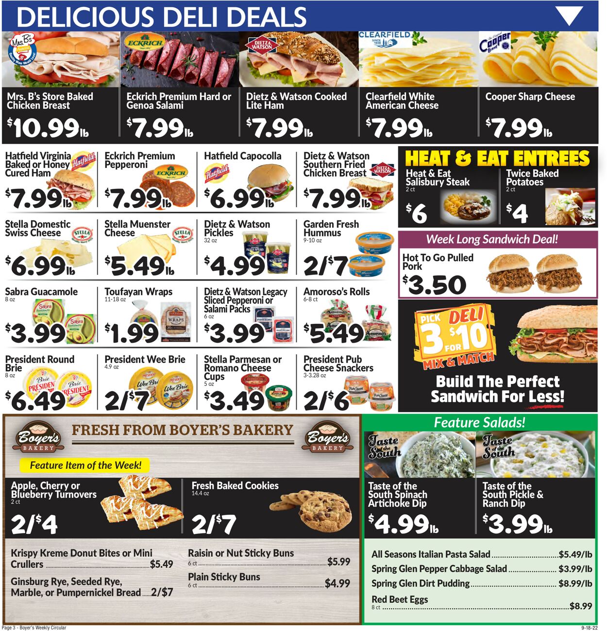 Boyer's Food Markets Weekly Ad Circular - valid 09/18-09/24/2022 (Page 5)