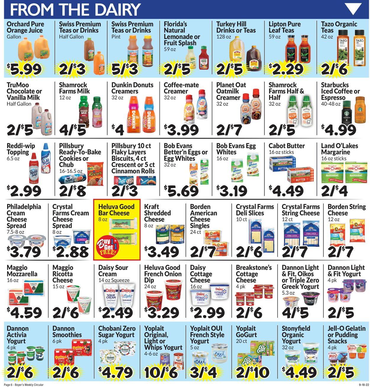 Boyer's Food Markets Weekly Ad Circular - valid 09/18-09/24/2022 (Page 9)