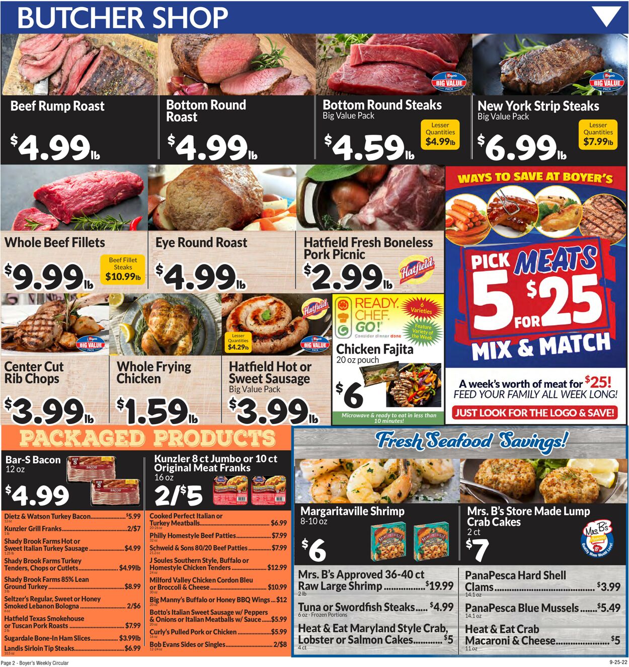 Boyer's Food Markets Weekly Ad Circular - valid 09/29-10/01/2022 (Page 4)