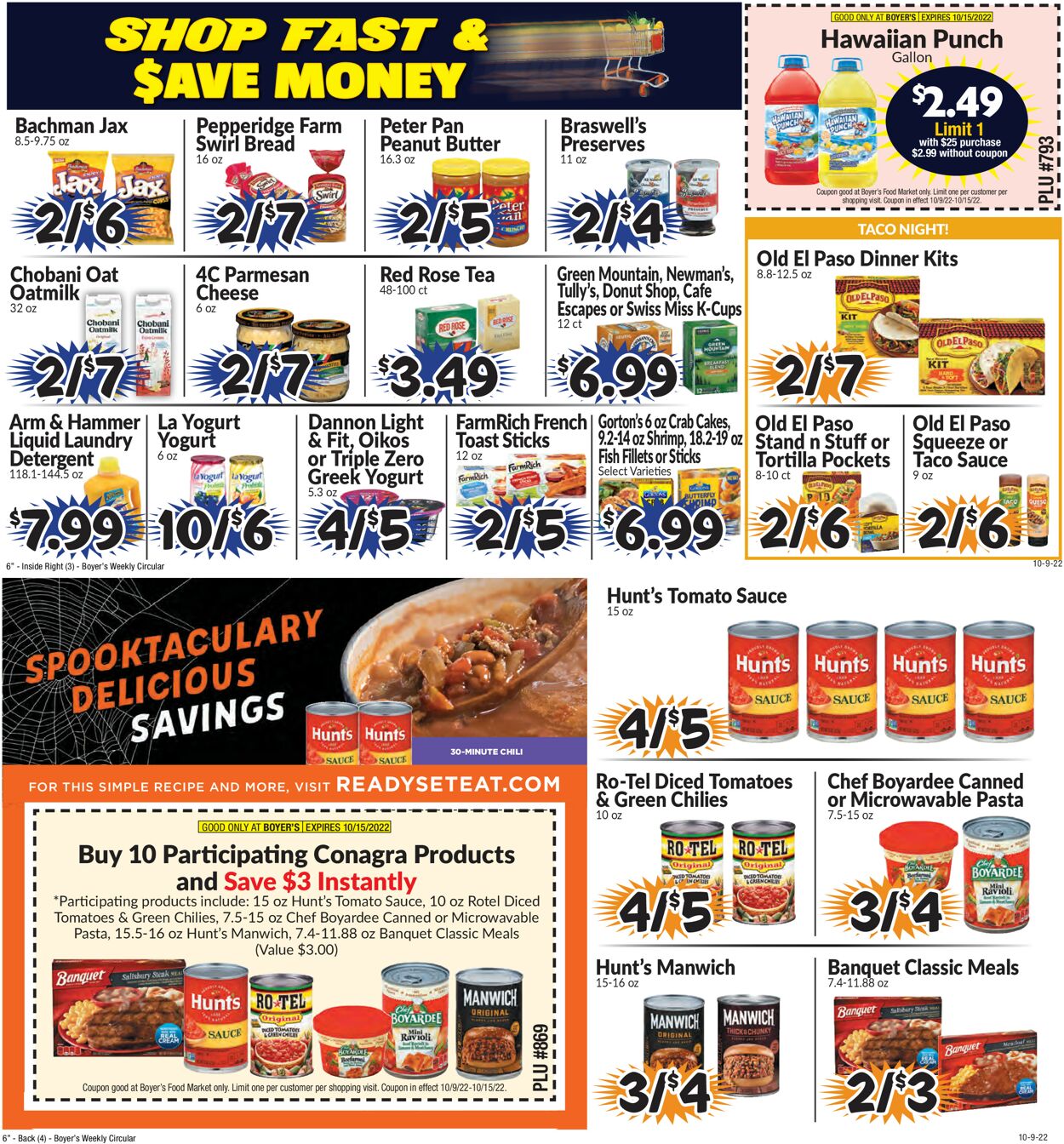 Boyer's Food Markets Weekly Ad Circular - valid 10/09-10/15/2022 (Page 2)