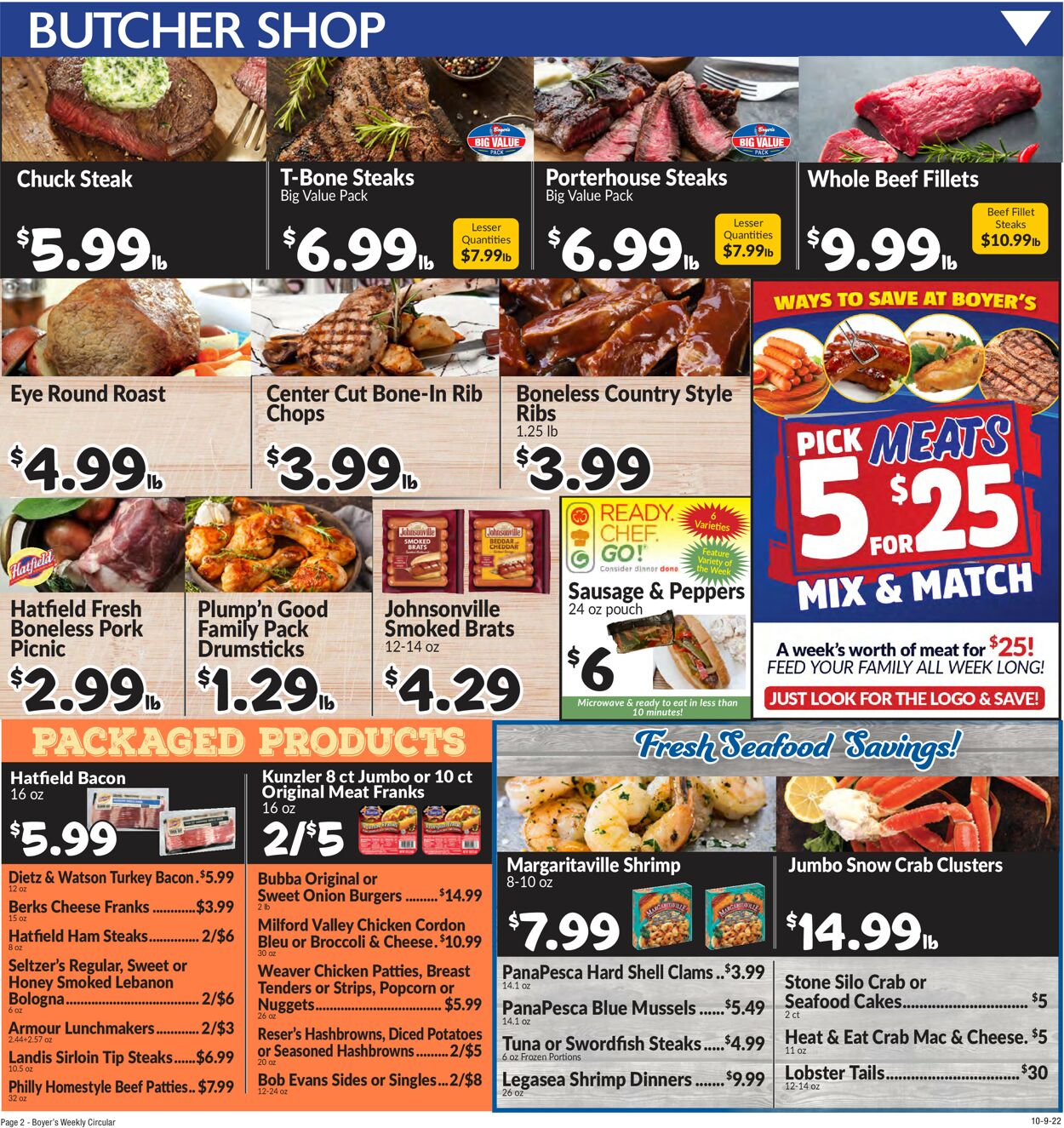 Boyer's Food Markets Weekly Ad Circular - valid 10/09-10/15/2022 (Page 4)