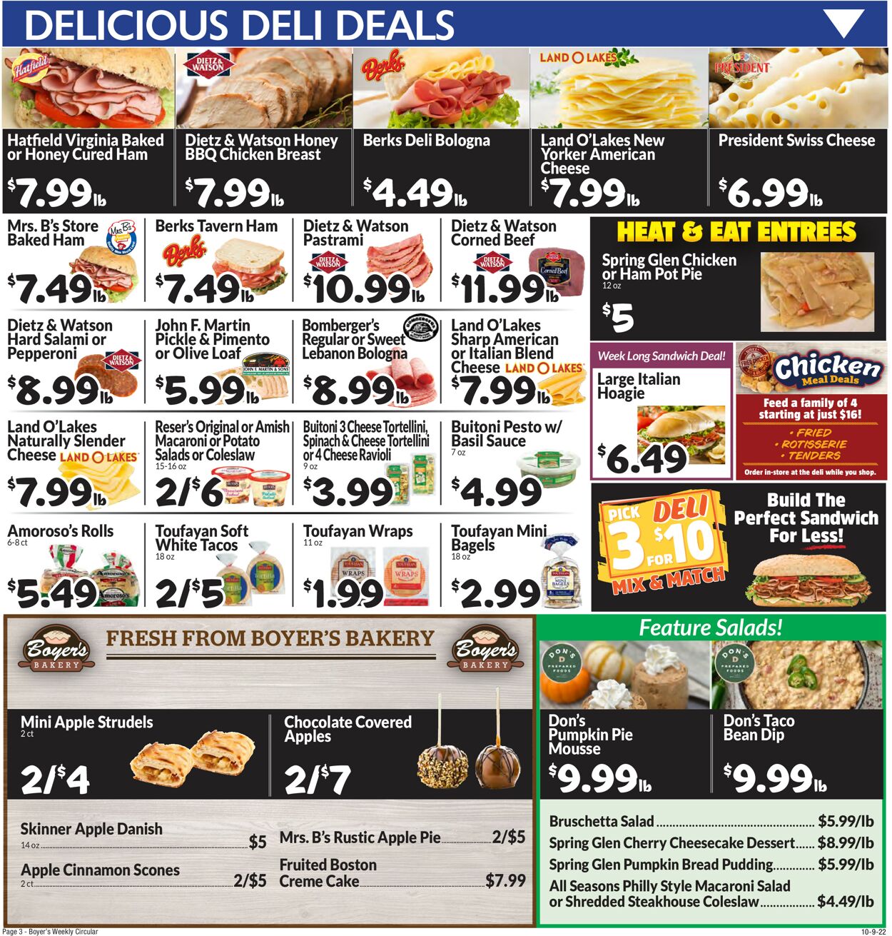 Boyer's Food Markets Weekly Ad Circular - valid 10/09-10/15/2022 (Page 5)