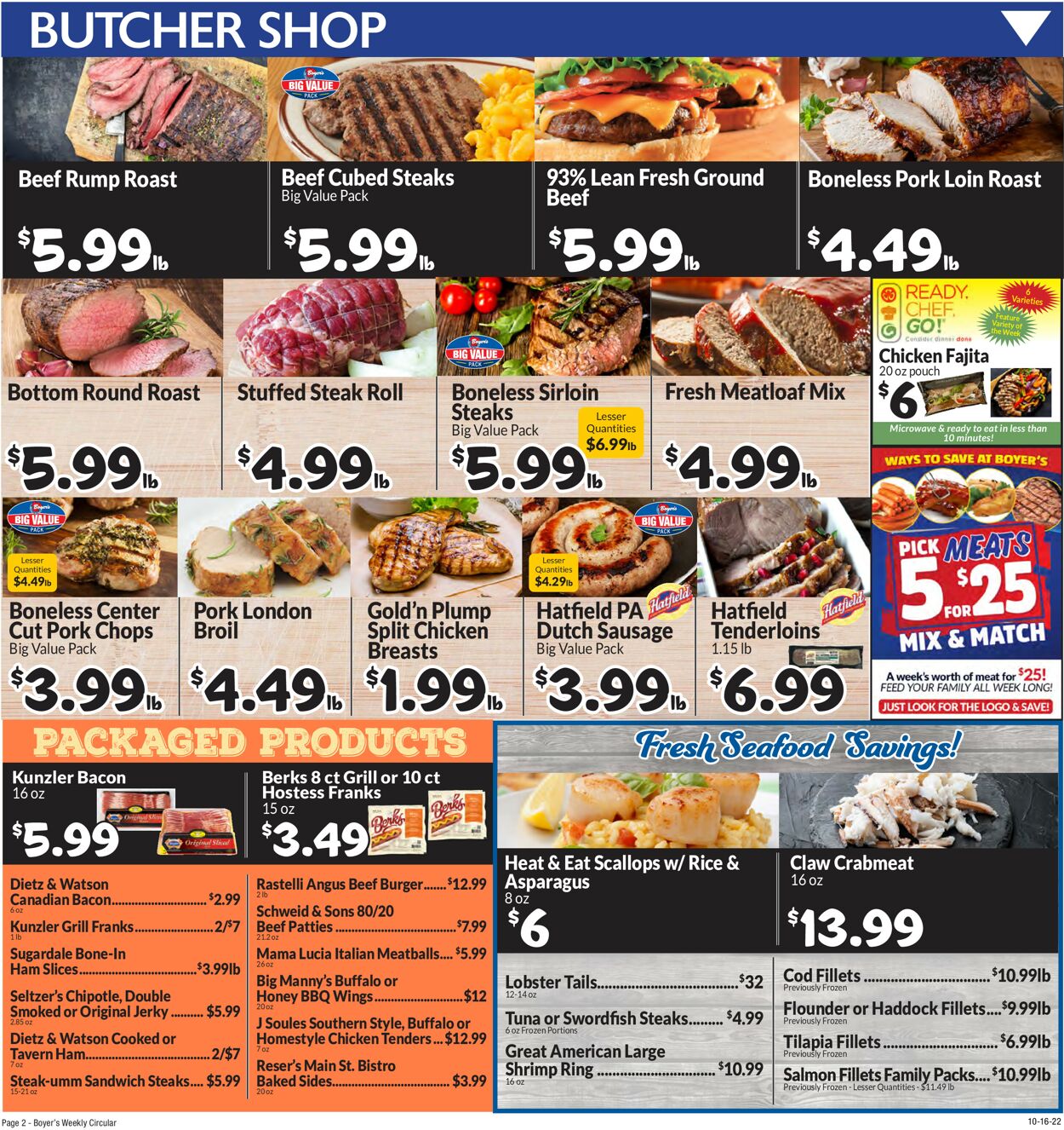 Boyer's Food Markets Weekly Ad Circular - valid 10/16-10/22/2022 (Page 4)