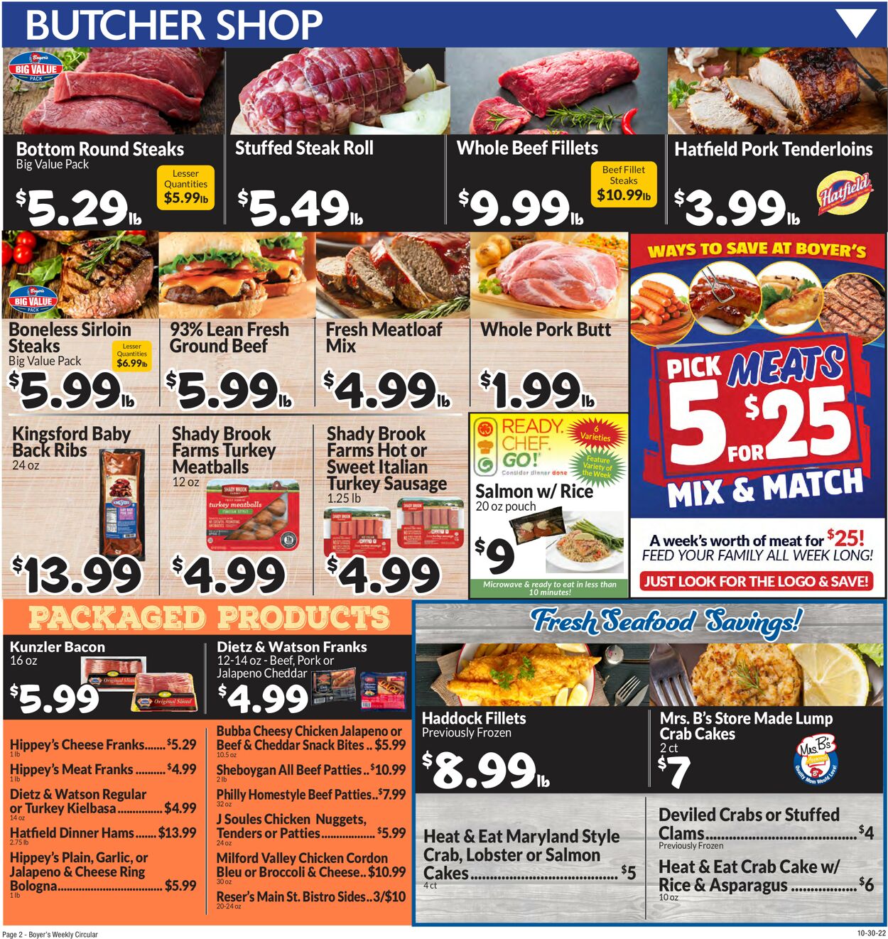 Boyer's Food Markets Weekly Ad Circular - valid 10/30-11/05/2022 (Page 4)