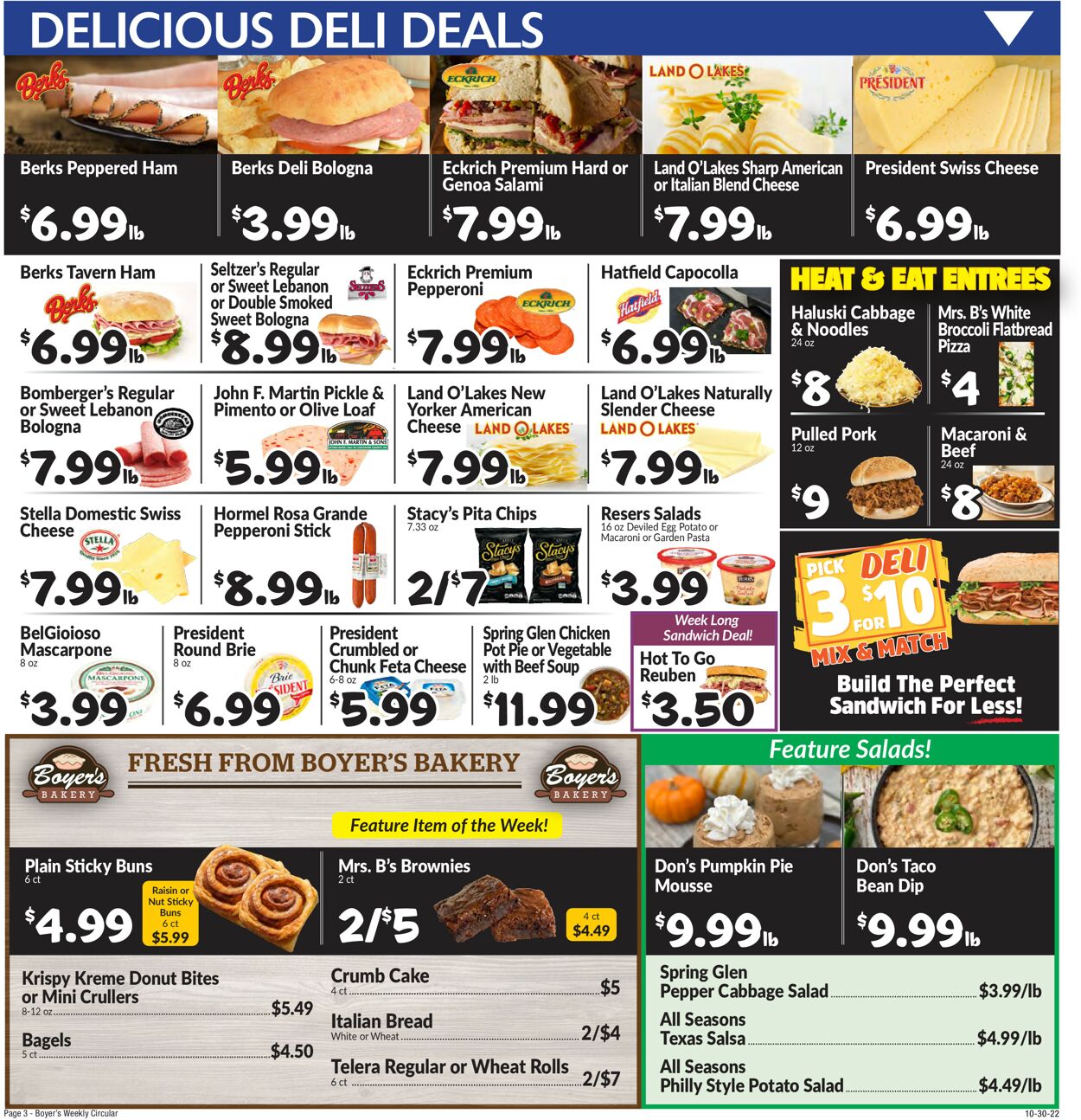 Boyer's Food Markets Weekly Ad Circular - valid 10/30-11/05/2022 (Page 5)