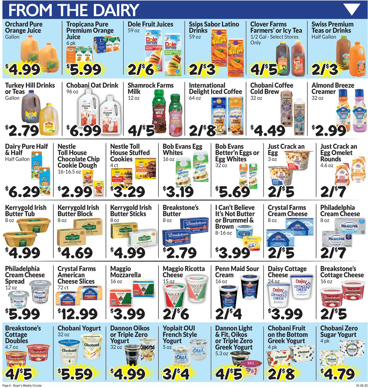 Boyer's Food Markets Weekly Ad Circular - valid 10/30-11/05/2022 (Page 9)