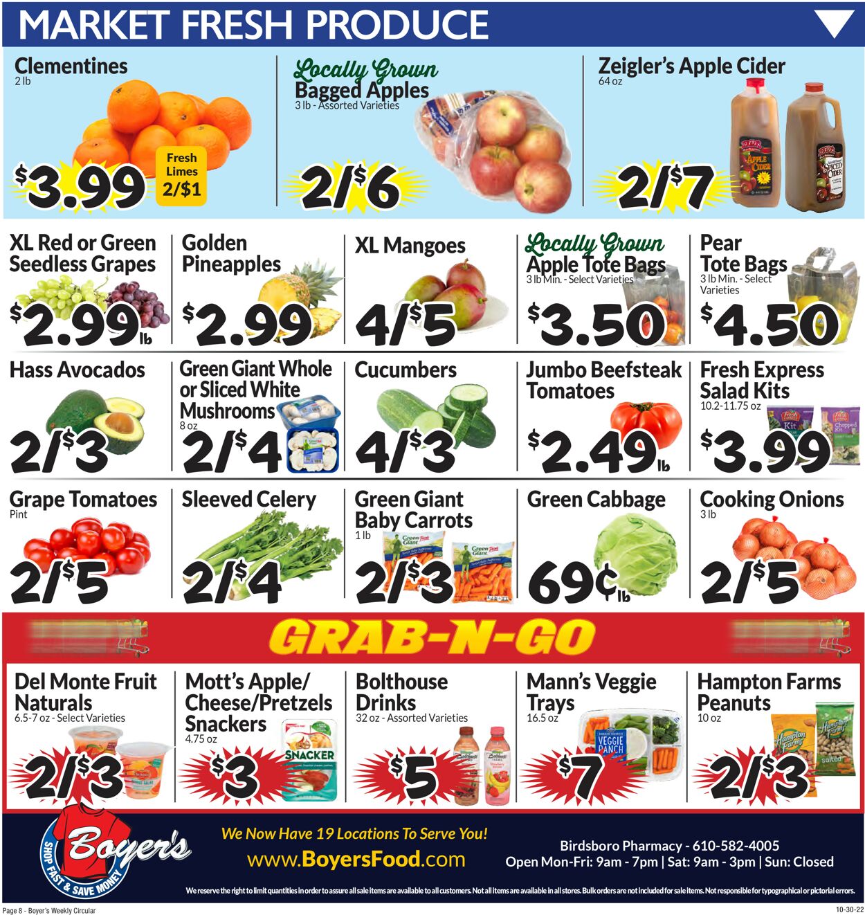 Boyer's Food Markets Weekly Ad Circular - valid 10/30-11/05/2022 (Page 11)