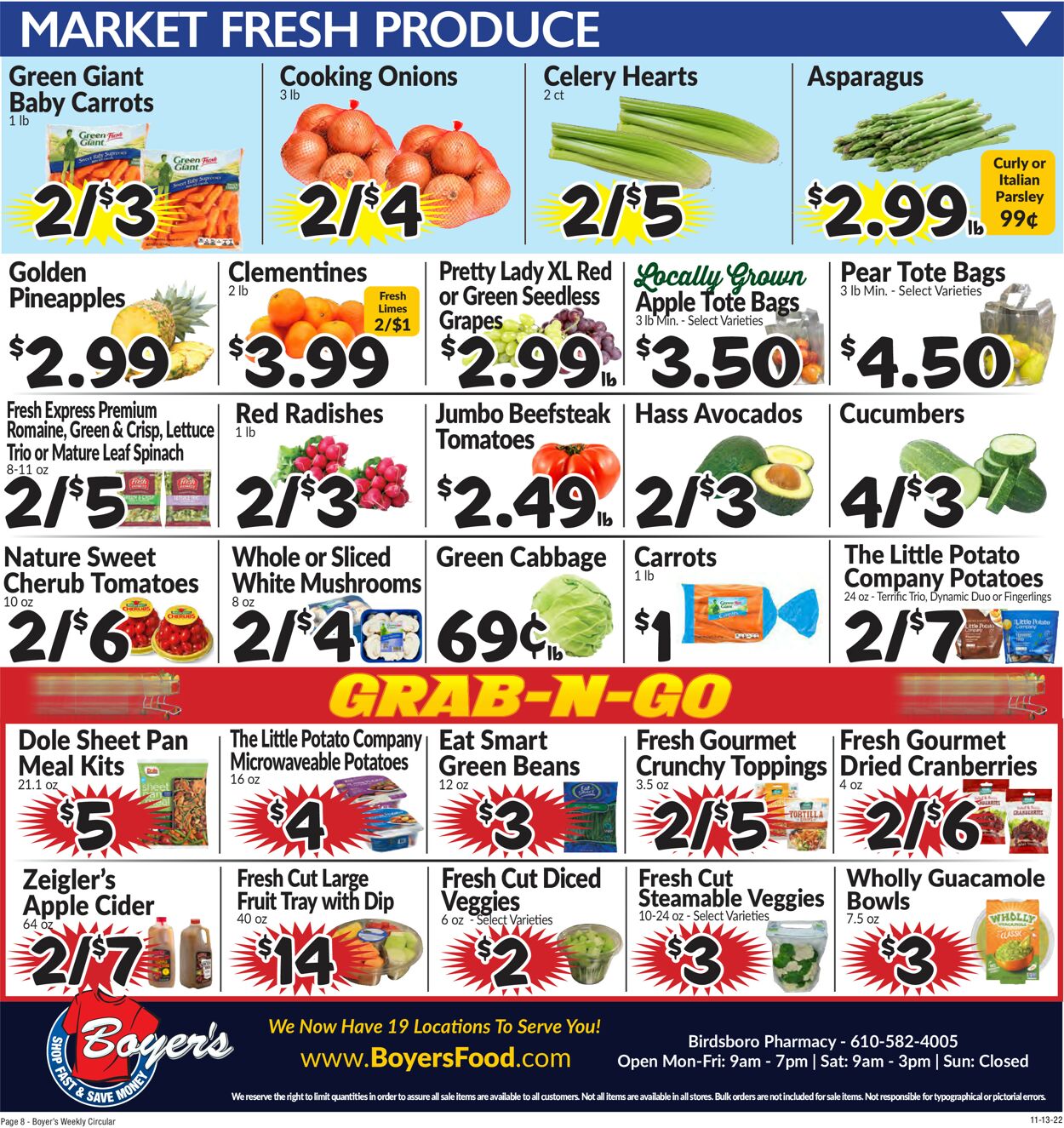 Boyer's Food Markets Weekly Ad Circular - valid 11/13-11/19/2022 (Page 11)