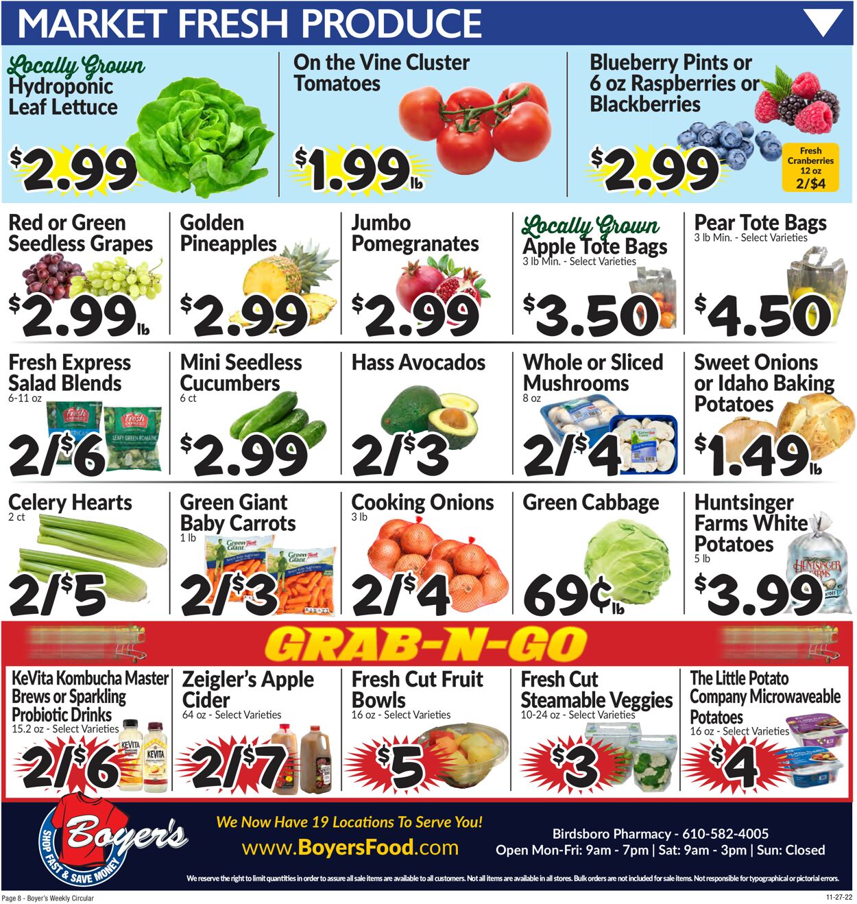 Boyer's Food Markets Weekly Ad Circular - valid 11/27-12/03/2022 (Page 11)