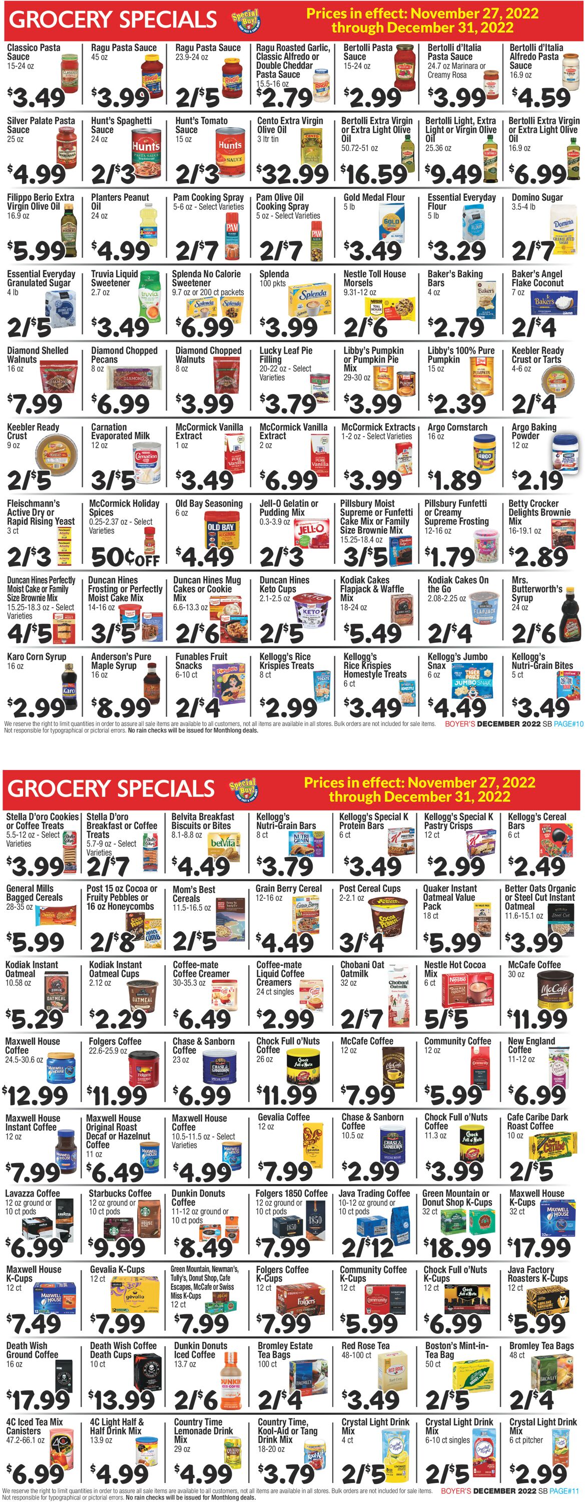 Boyer's Food Markets Weekly Ad Circular - valid 11/27-12/31/2022 (Page 6)