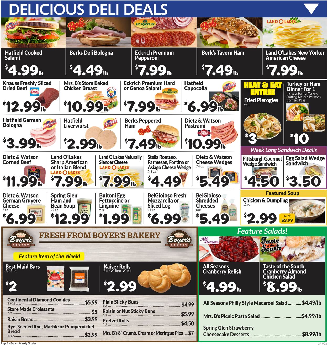 Boyer's Food Markets Weekly Ad Circular - valid 12/11-12/17/2022 (Page 7)