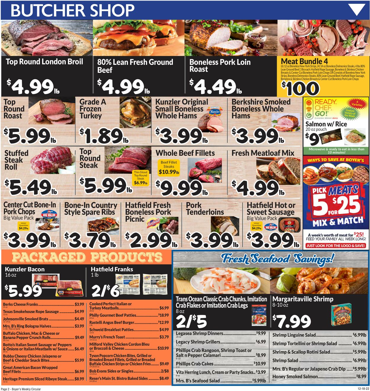 Boyer's Food Markets Weekly Ad Circular - valid 12/18-12/24/2022 (Page 4)