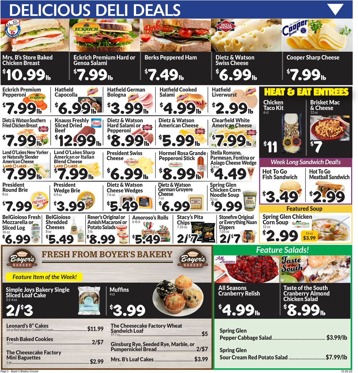 Boyer's Food Markets Weekly Ad Circular - valid 12/25-12/31/2022 (Page 5)