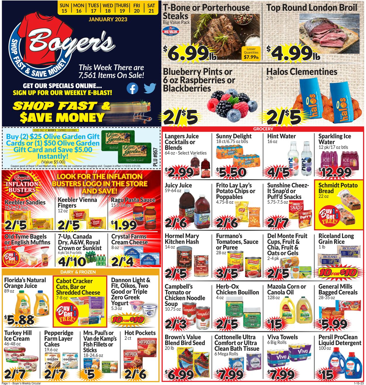 Boyer's Food Markets Weekly Ad Circular - valid 01/15-01/21/2023 (Page 3)