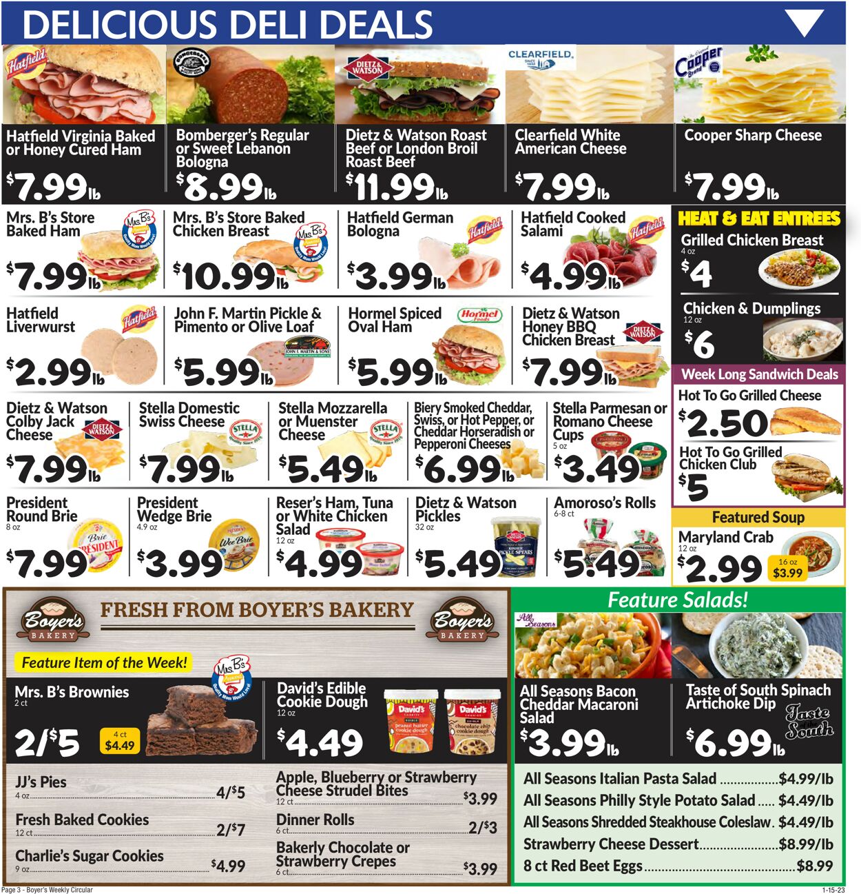 Boyer's Food Markets Weekly Ad Circular - valid 01/15-01/21/2023 (Page 5)
