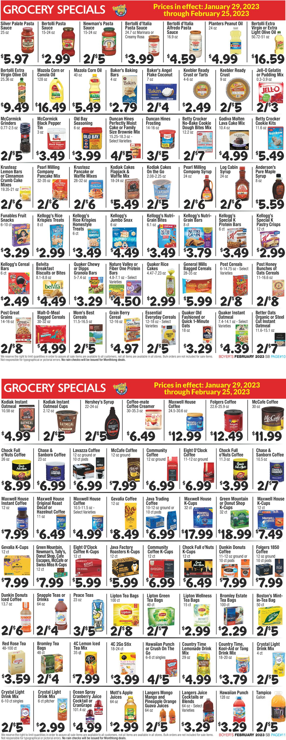 Boyer's Food Markets Weekly Ad Circular - valid 01/29-02/25/2023 (Page 6)
