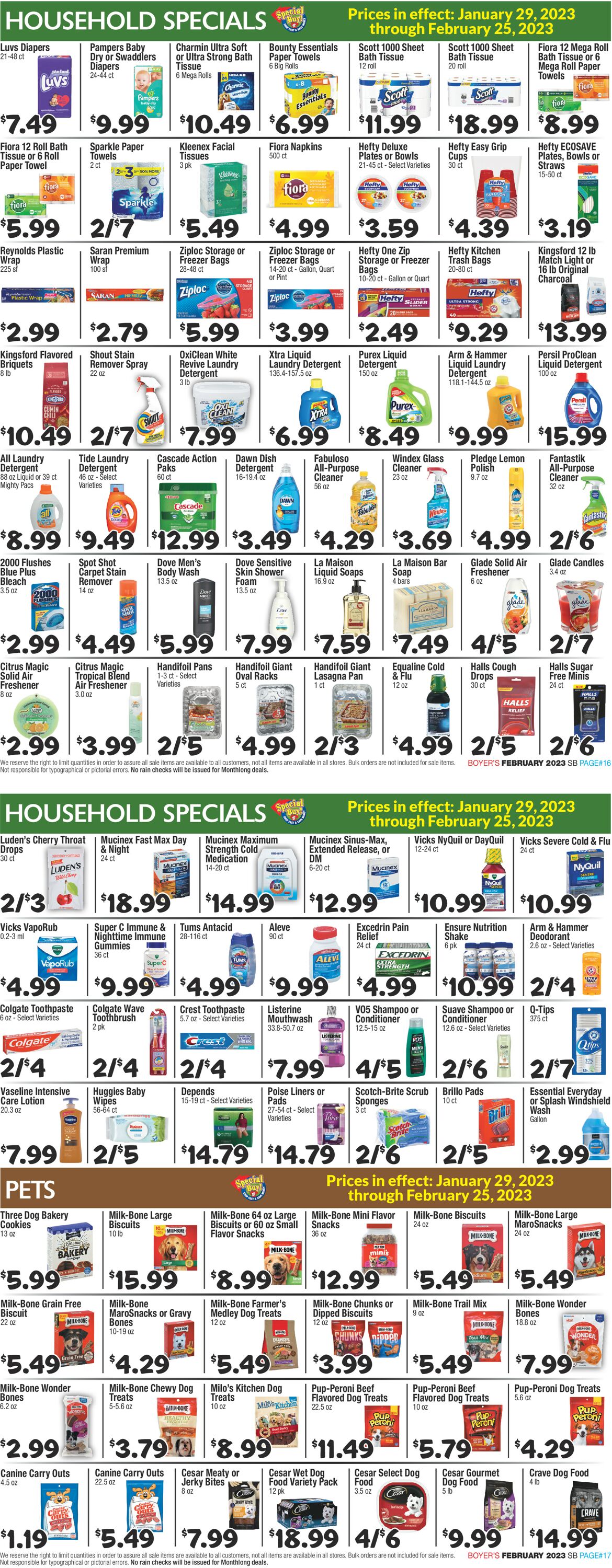 Boyer's Food Markets Weekly Ad Circular - valid 01/29-02/25/2023 (Page 9)