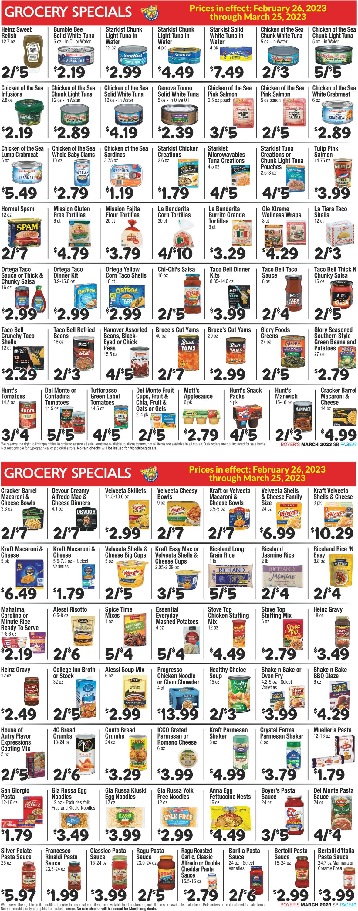 Boyer's Food Markets Weekly Ad Circular - valid 02/26-03/25/2023 (Page 5)