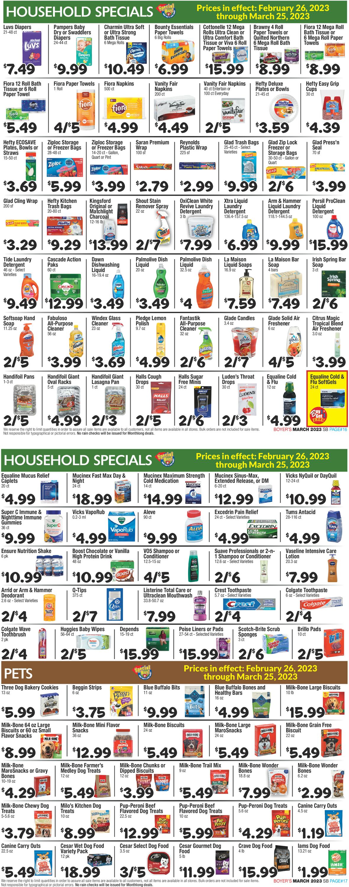 Boyer's Food Markets Weekly Ad Circular - valid 02/26-03/25/2023 (Page 9)