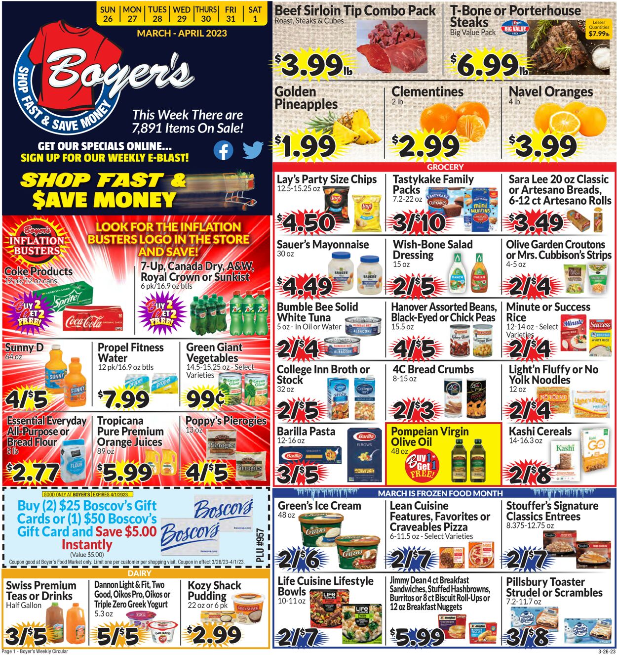 Boyer's Food Markets Weekly Ad Circular - valid 03/26-04/01/2023 (Page 3)