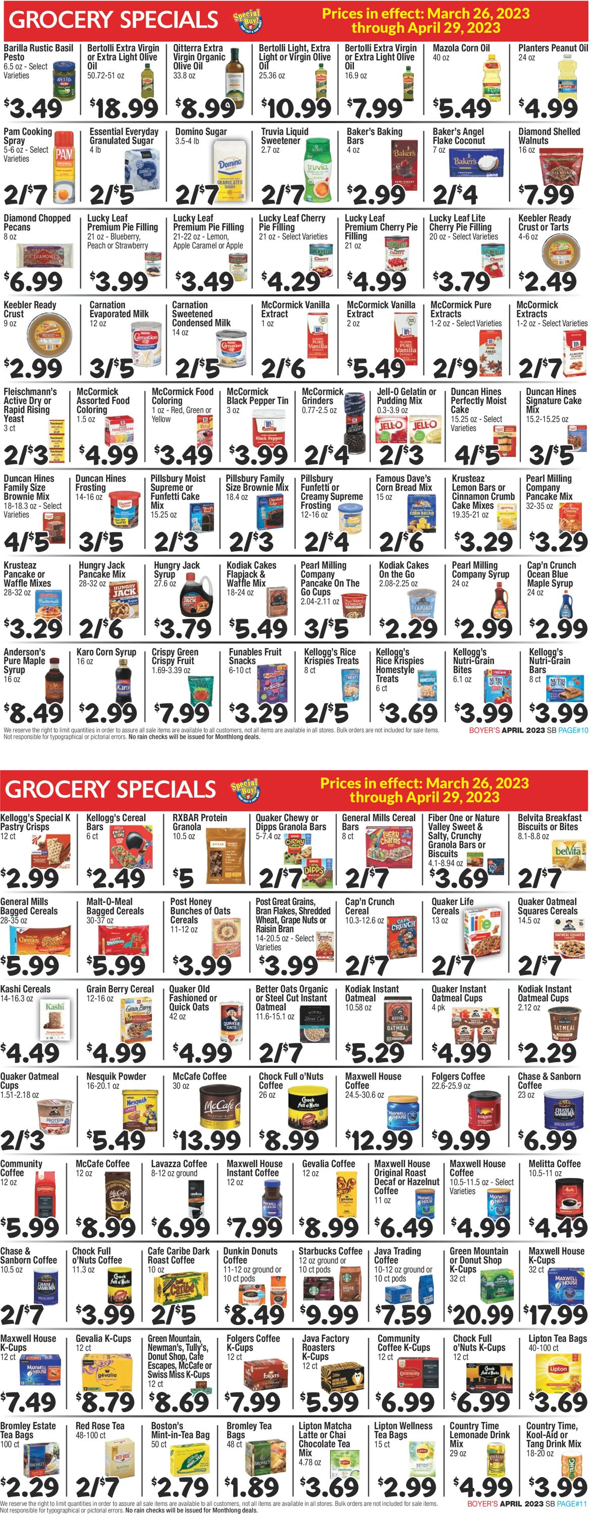 Boyer's Food Markets Weekly Ad Circular - valid 03/26-04/29/2023 (Page 6)