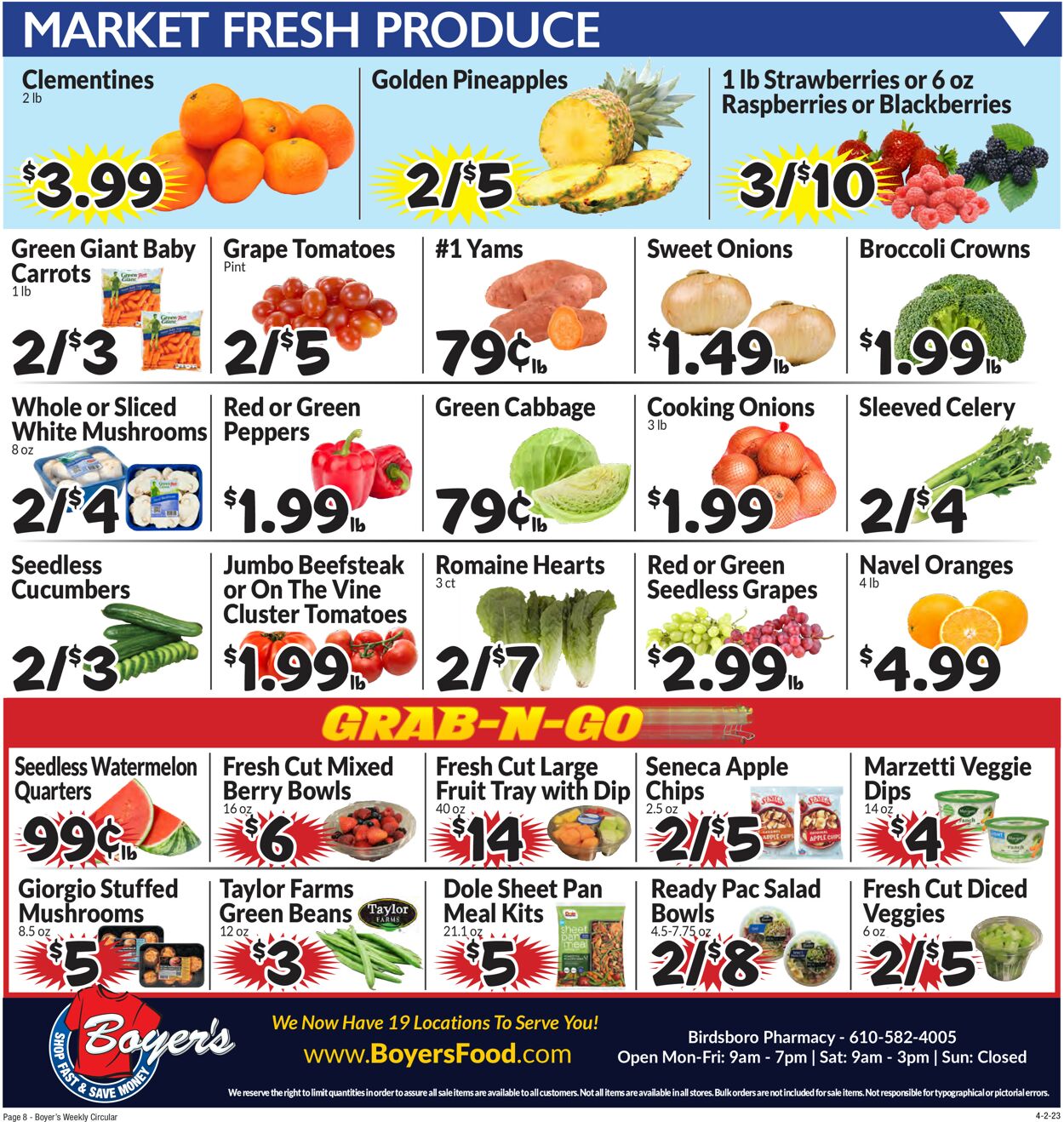 Boyer's Food Markets Weekly Ad Circular - valid 04/02-04/08/2023 (Page 11)