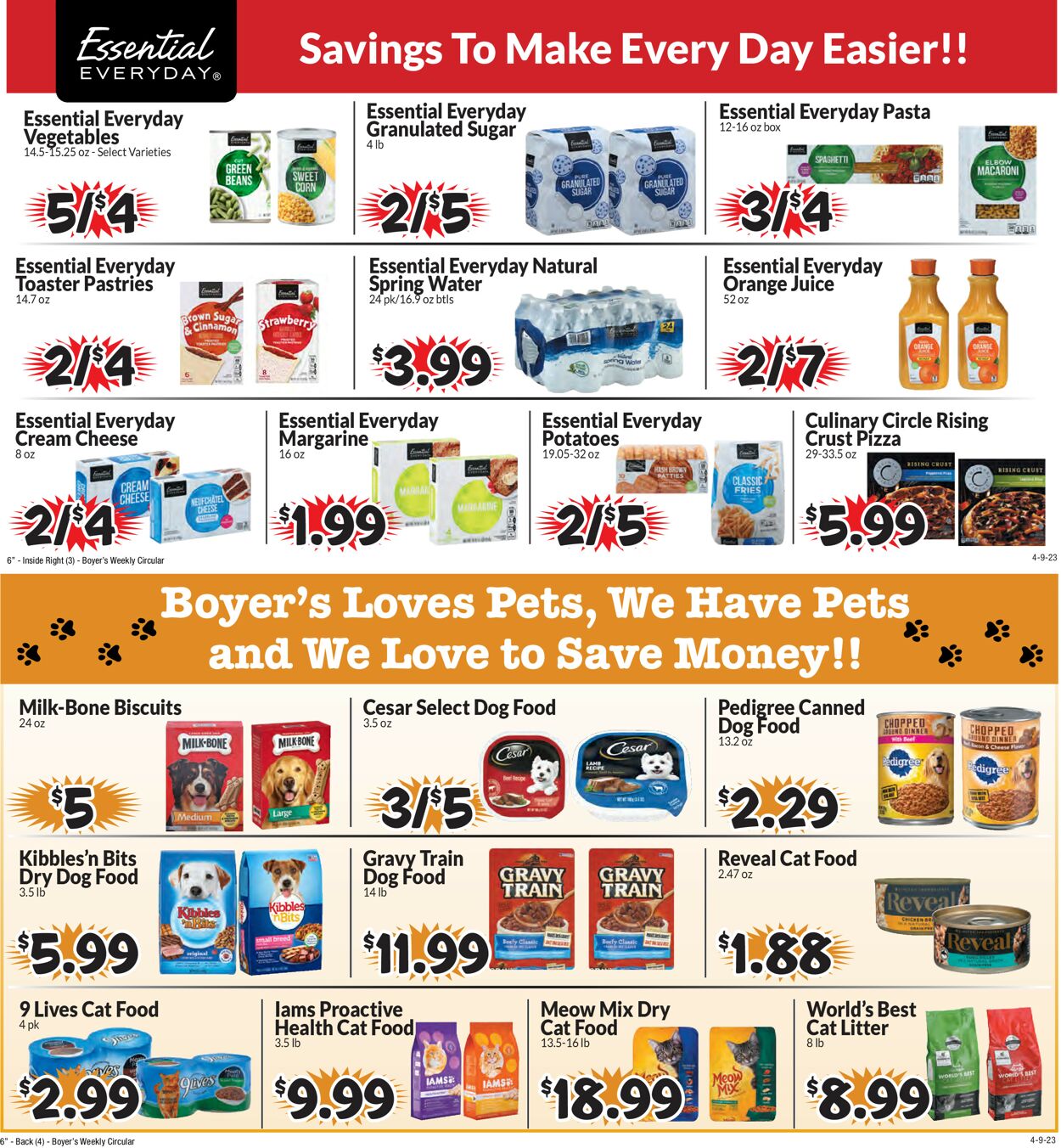 Boyer's Food Markets Weekly Ad Circular - valid 04/09-04/15/2023 (Page 2)