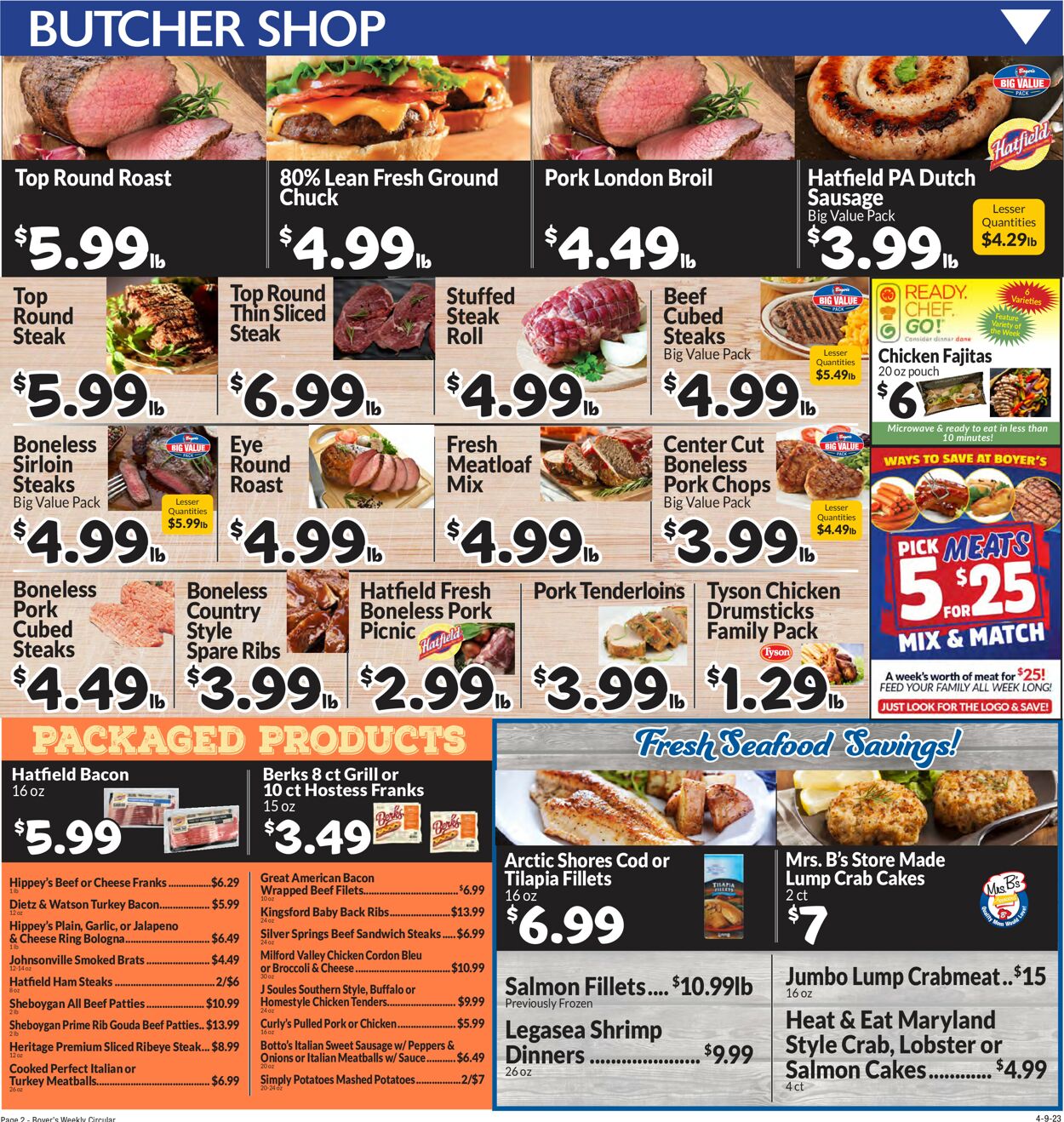 Boyer's Food Markets Weekly Ad Circular - valid 04/09-04/15/2023 (Page 4)
