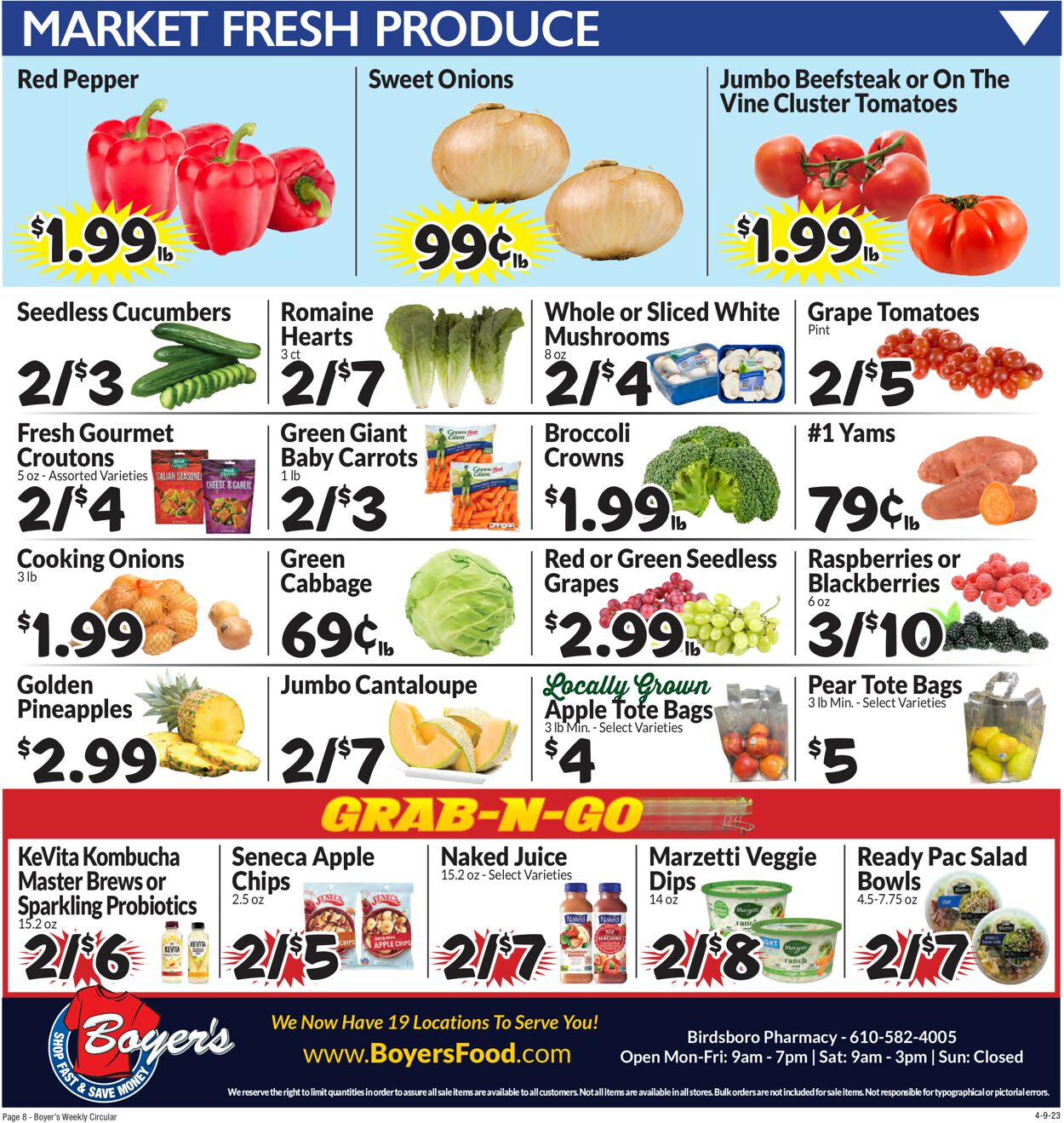 Boyer's Food Markets Weekly Ad Circular - valid 04/09-04/15/2023 (Page 11)