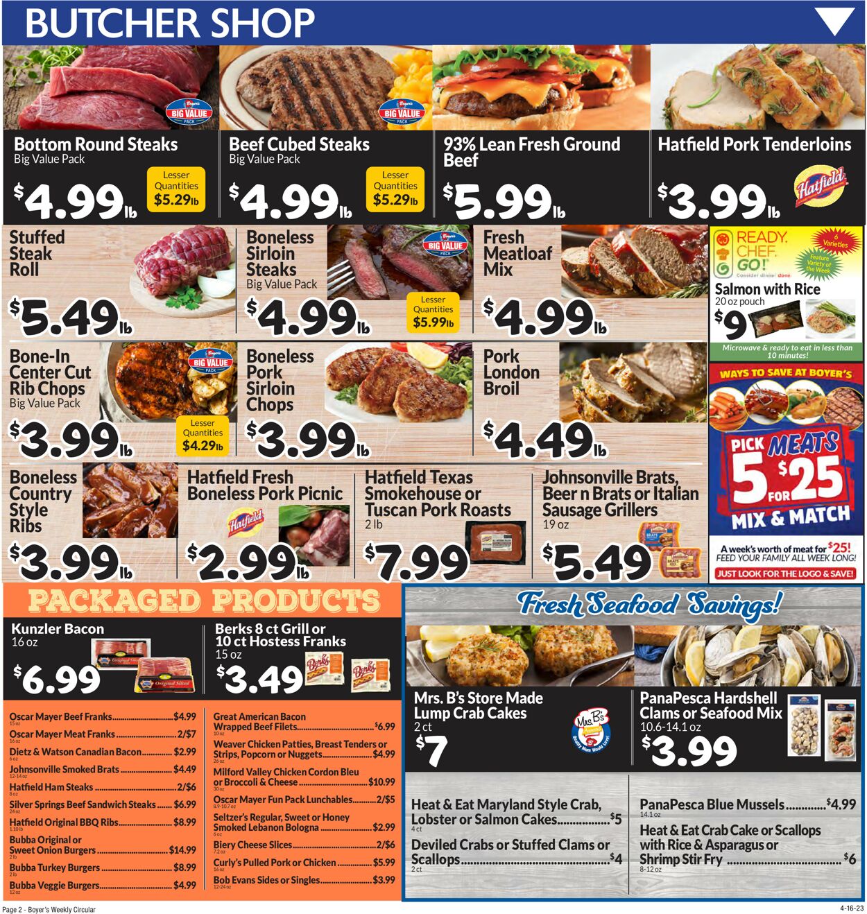 Boyer's Food Markets Weekly Ad Circular - valid 04/16-04/22/2023 (Page 6)