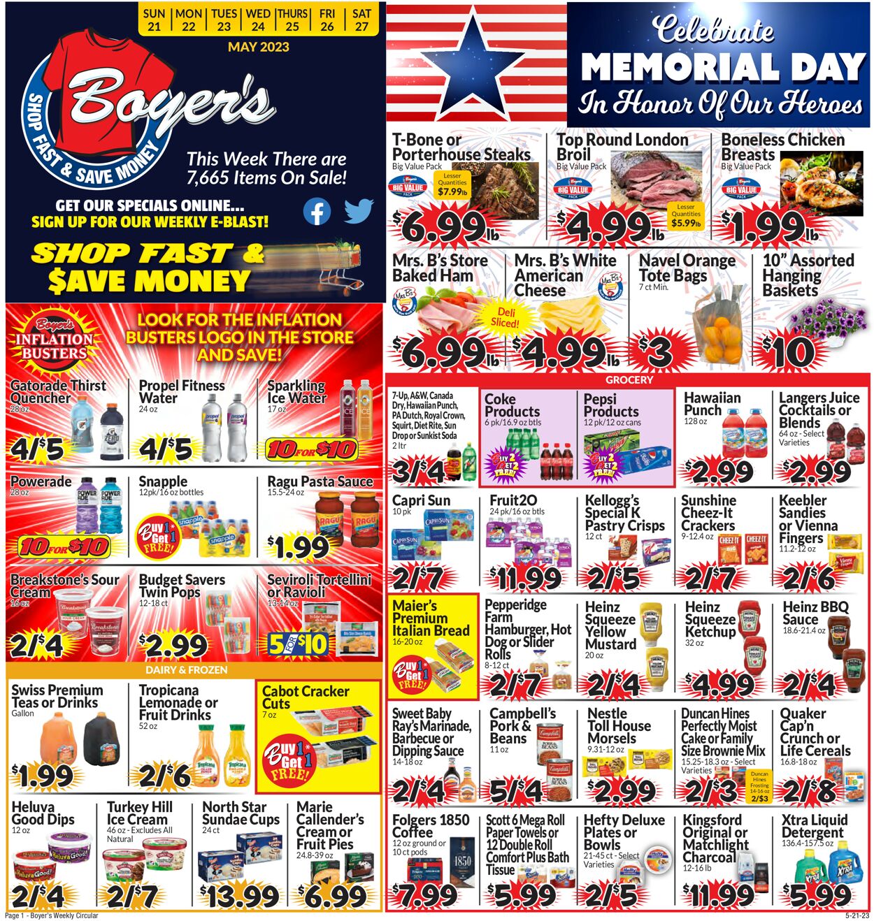Boyer's Food Markets Weekly Ad Circular - valid 05/21-05/27/2023 (Page 3)