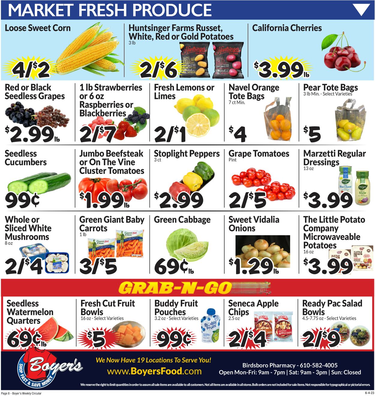 Boyer's Food Markets Weekly Ad Circular - valid 06/04-06/10/2023 (Page 11)