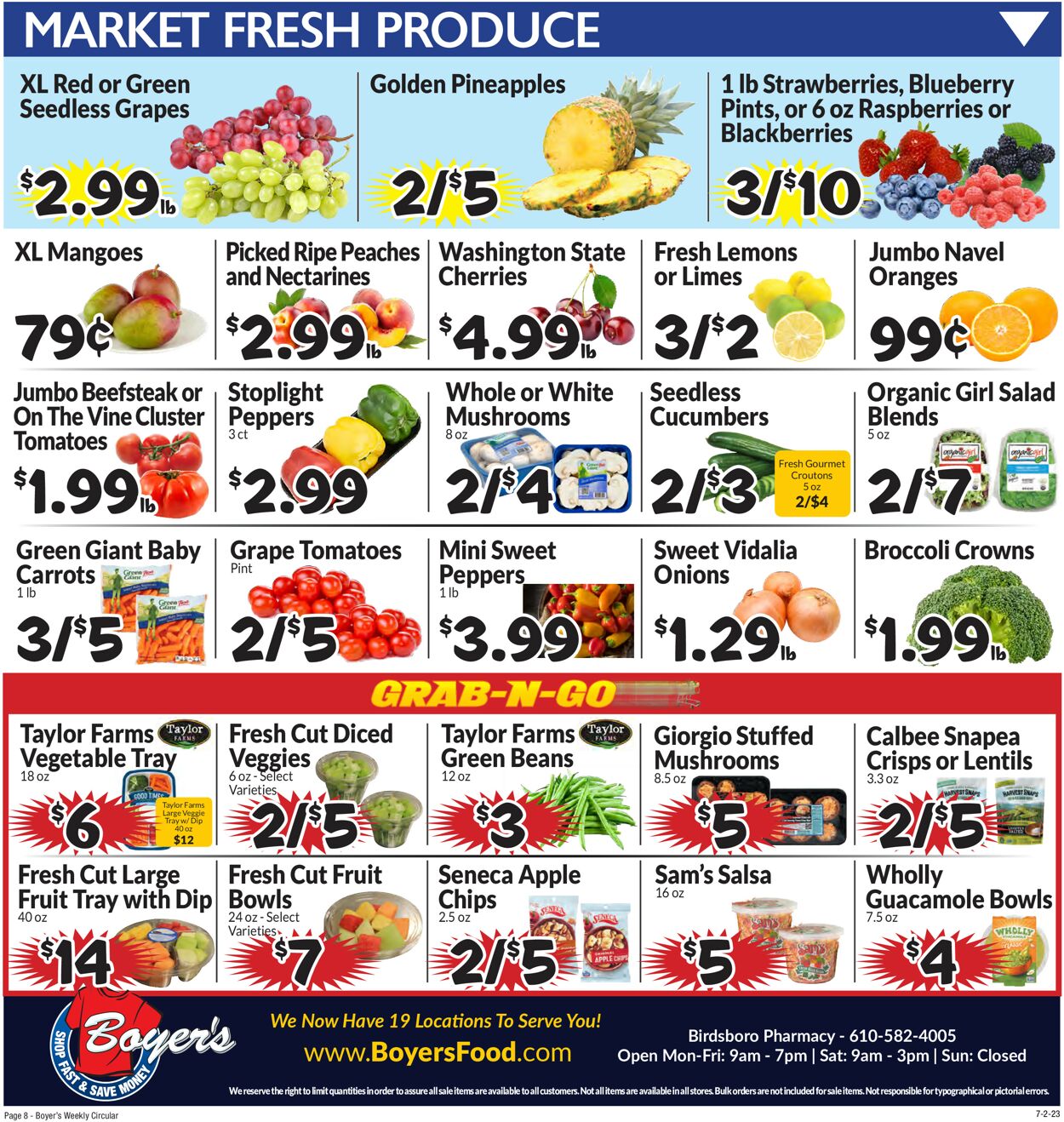Boyer's Food Markets Weekly Ad Circular - valid 07/02-07/08/2023 (Page 11)