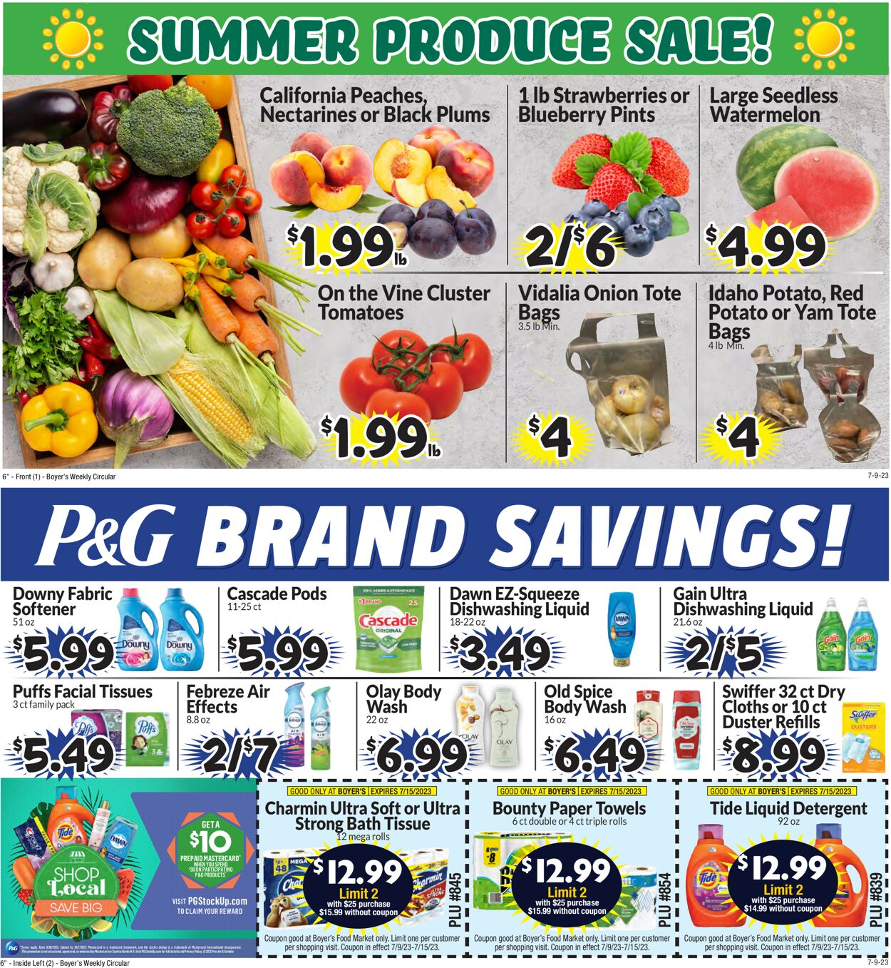Boyer's Food Markets Weekly Ad Circular - valid 07/09-07/15/2023