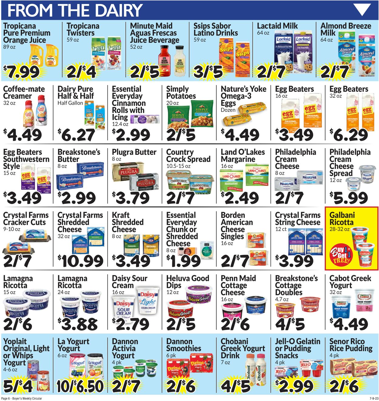 Boyer's Food Markets Weekly Ad Circular - valid 07/09-07/15/2023 (Page 9)