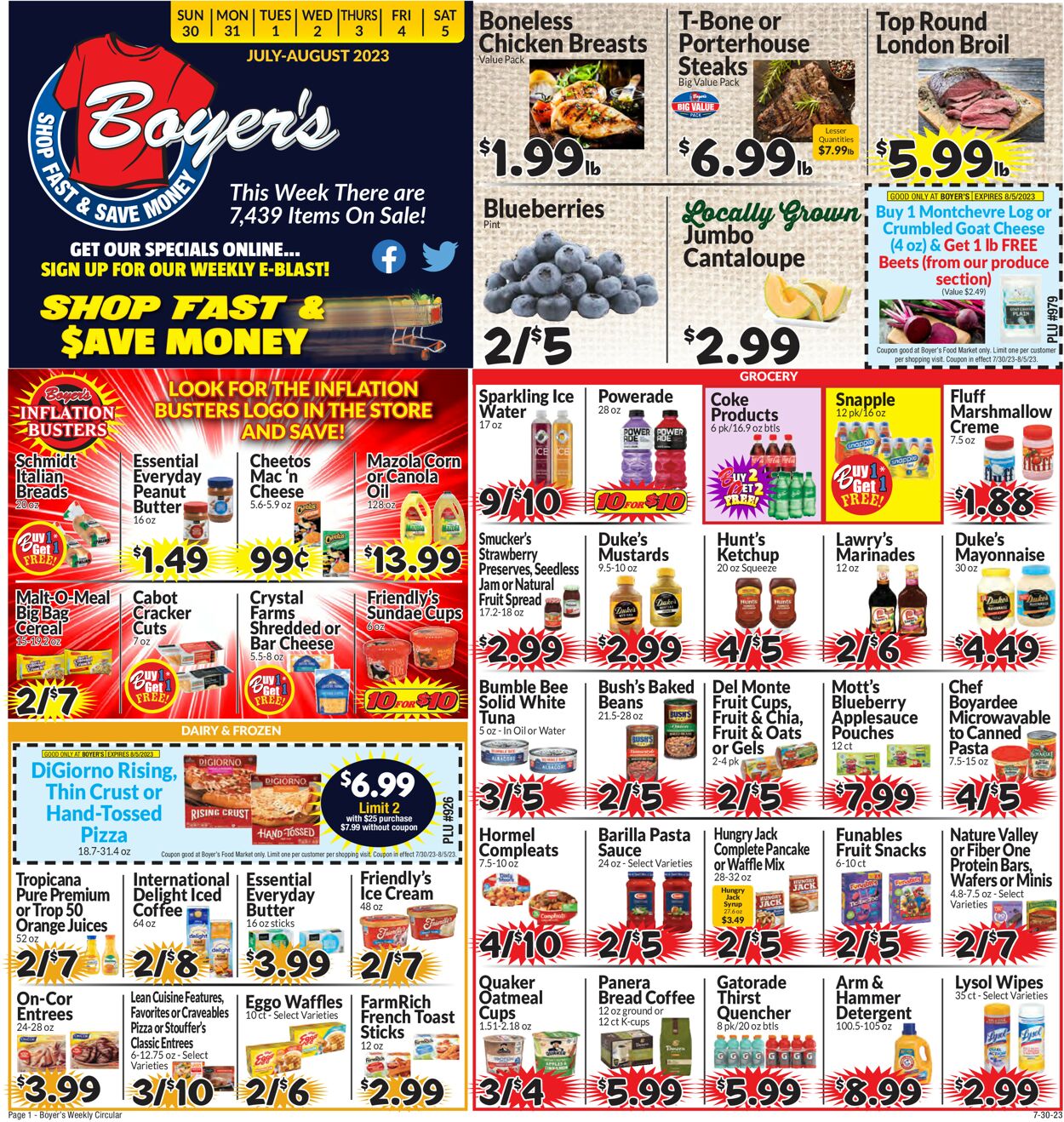 Boyer's Food Markets Weekly Ad Circular - valid 07/30-08/05/2023 (Page 3)