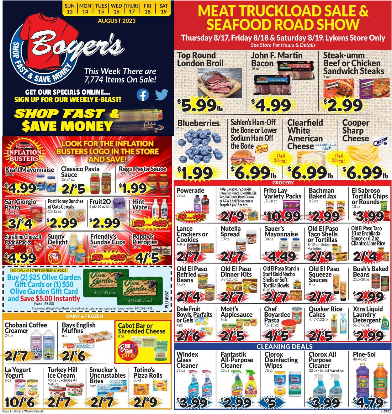 Boyer's Food Markets Weekly Ad Circular - valid 08/13-08/19/2023 (Page 3)