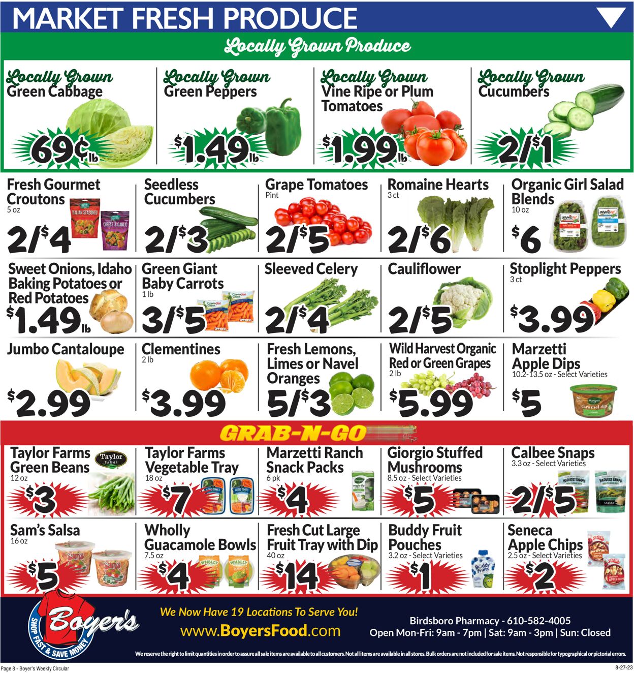 Boyer's Food Markets Weekly Ad Circular - valid 08/27-09/02/2023 (Page 11)