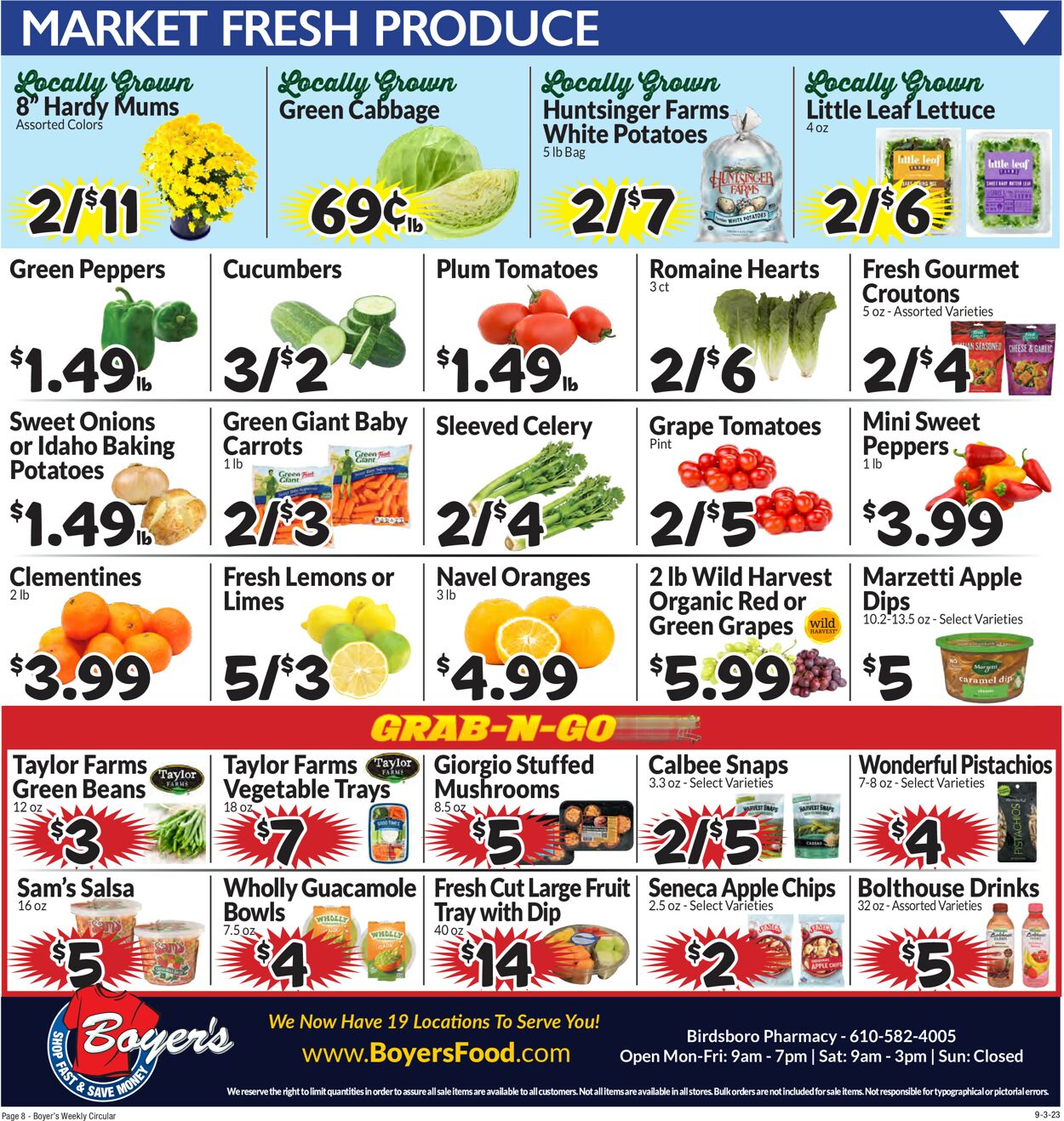 Boyer's Food Markets Weekly Ad Circular - valid 09/03-09/09/2023 (Page 11)