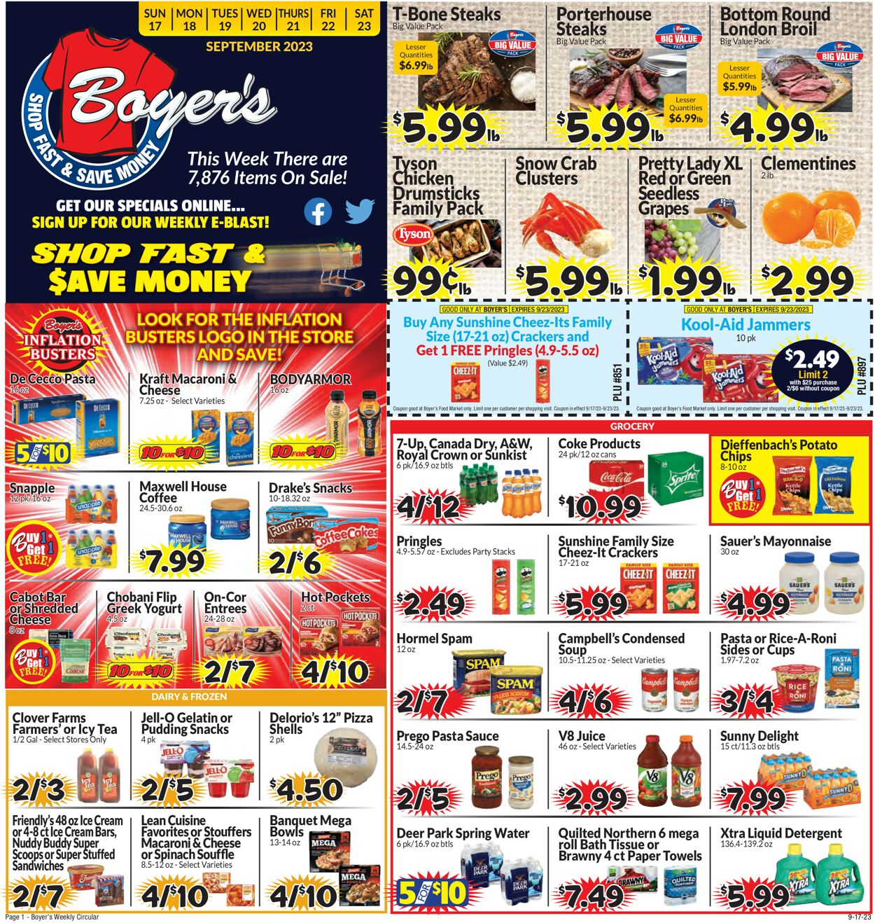 Boyer's Food Markets Weekly Ad Circular - valid 09/17-09/23/2023 (Page 3)