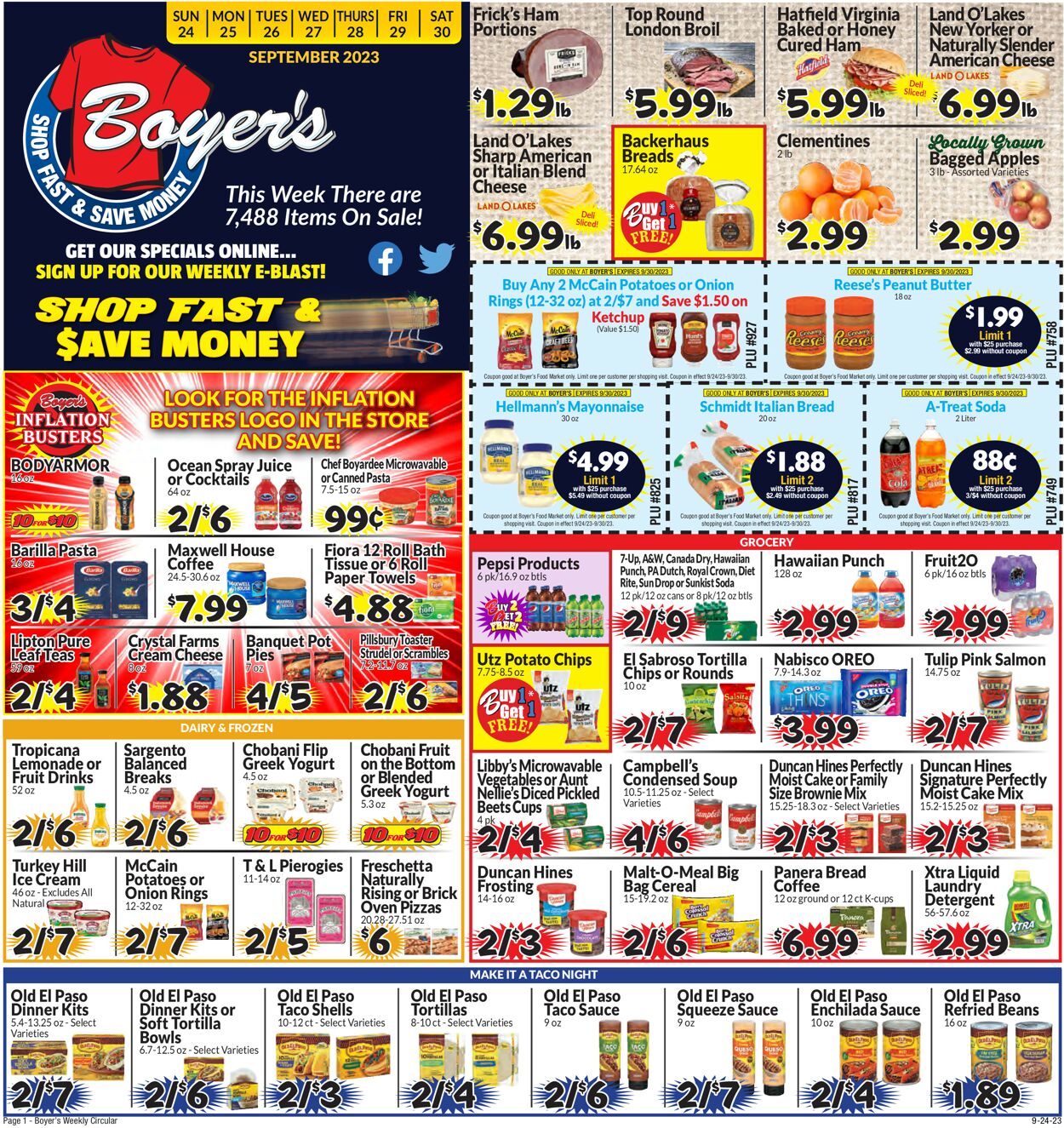 Boyer's Food Markets Weekly Ad Circular - valid 09/24-09/30/2023 (Page 3)