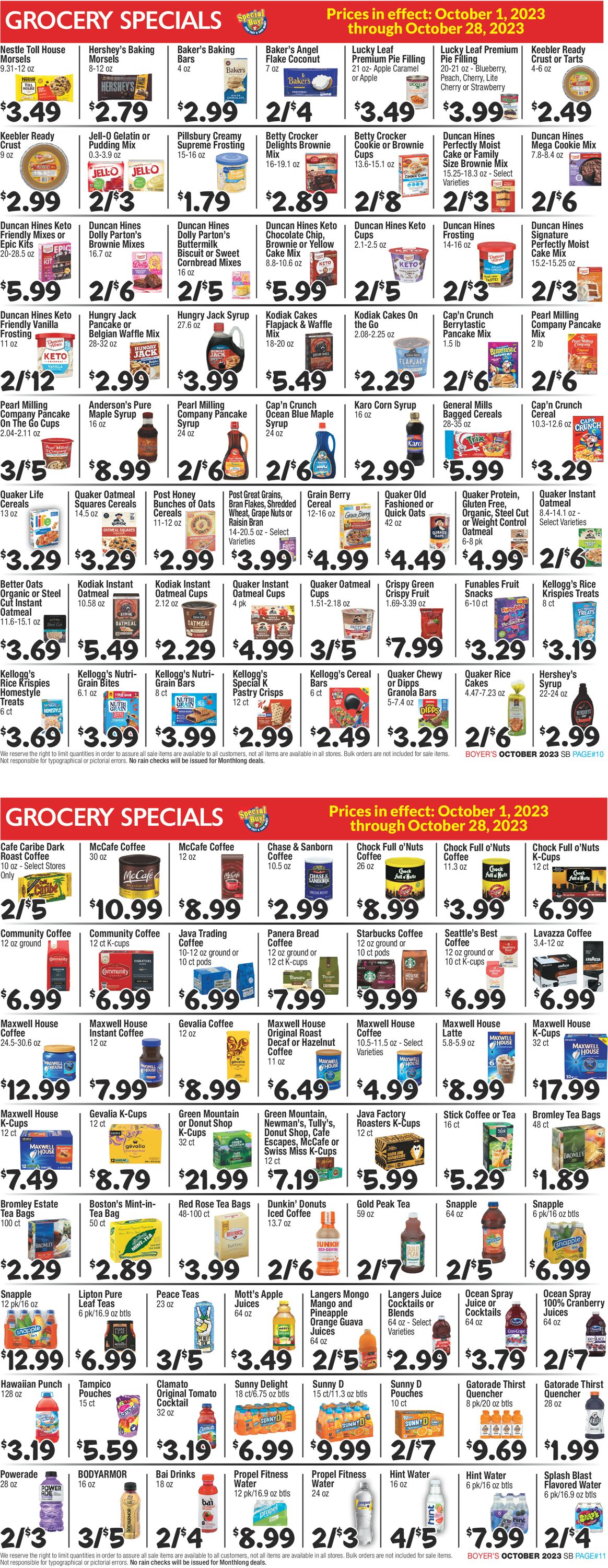 Boyer's Food Markets Weekly Ad Circular - valid 10/01-10/28/2023 (Page 6)